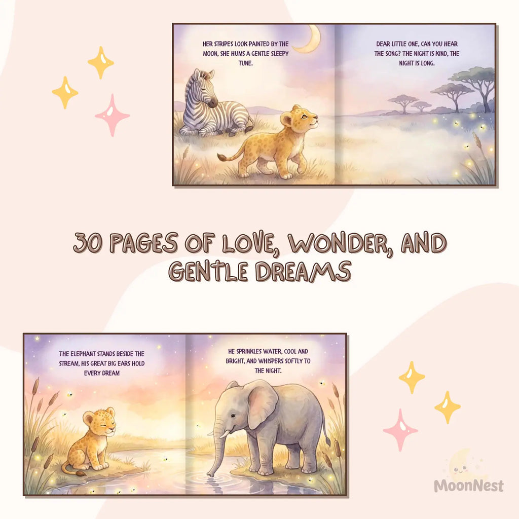 Safari Dreams — Personalized Bedtime Book