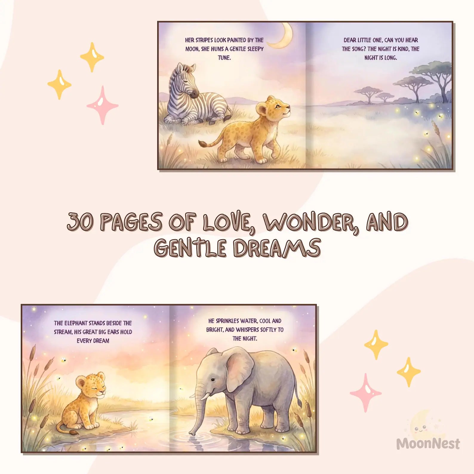 Safari Dreams — Personalized Bedtime Book
