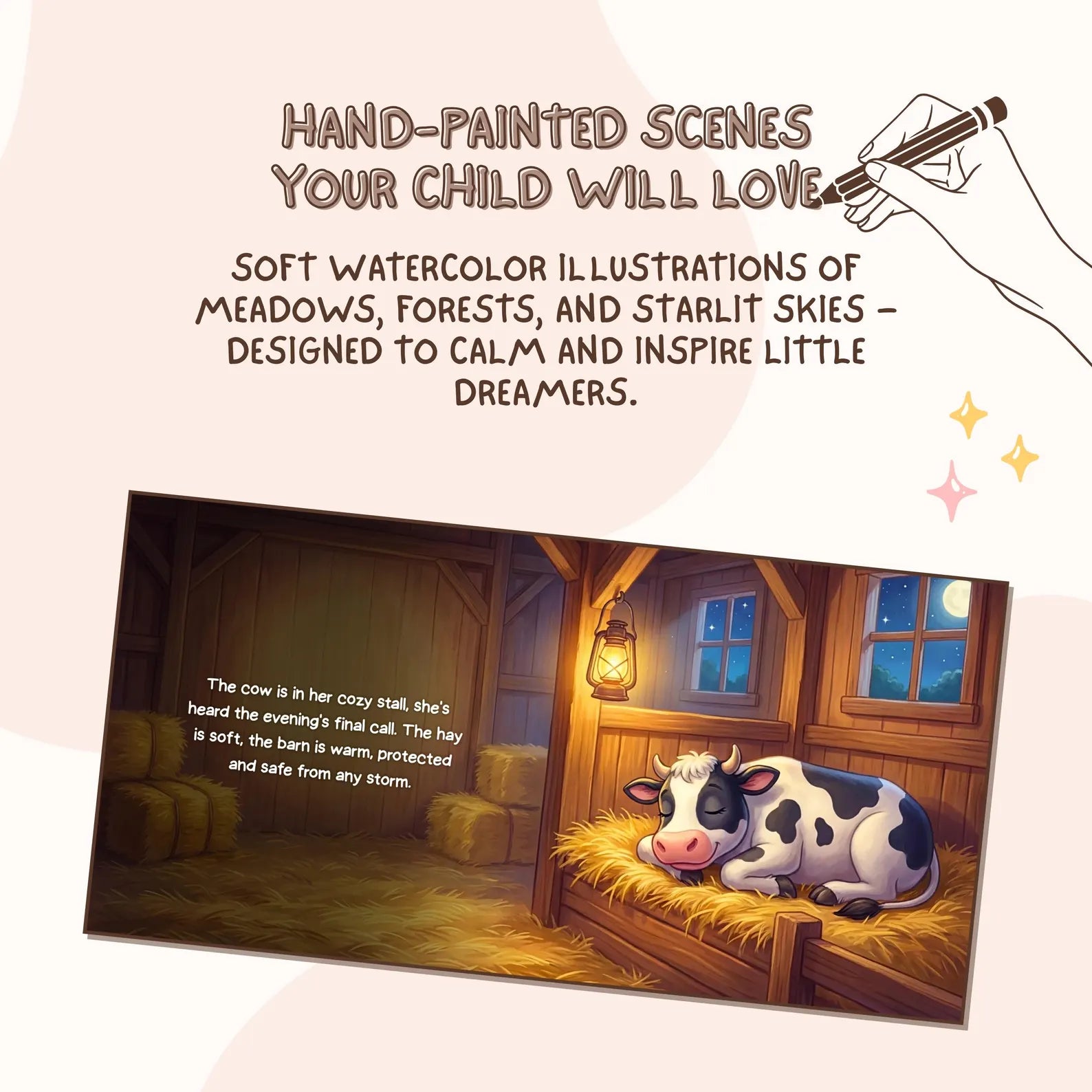 Personalized Farm Animals Book — Barnyard Lullaby Story