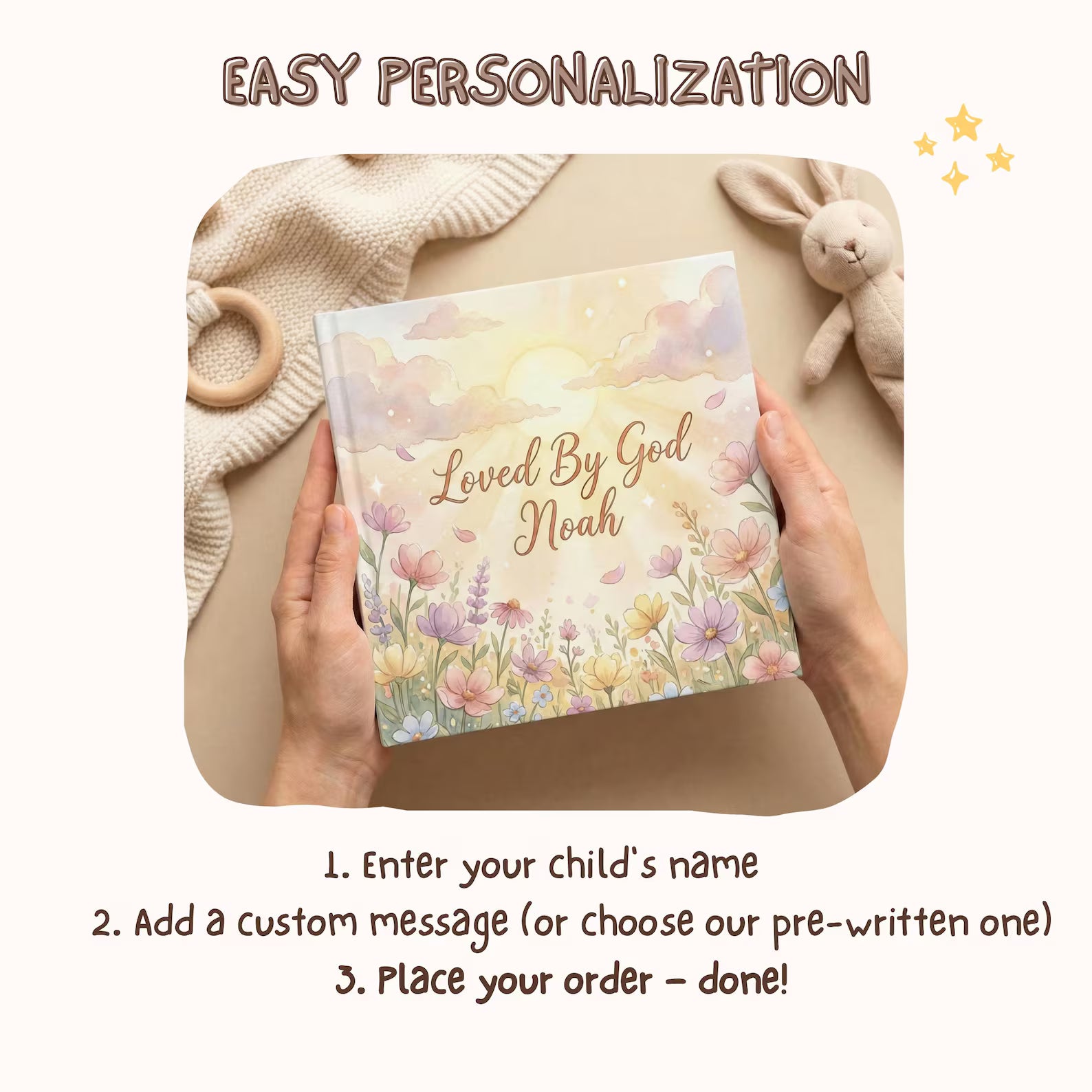 Loved by God — Personalized Christian Book