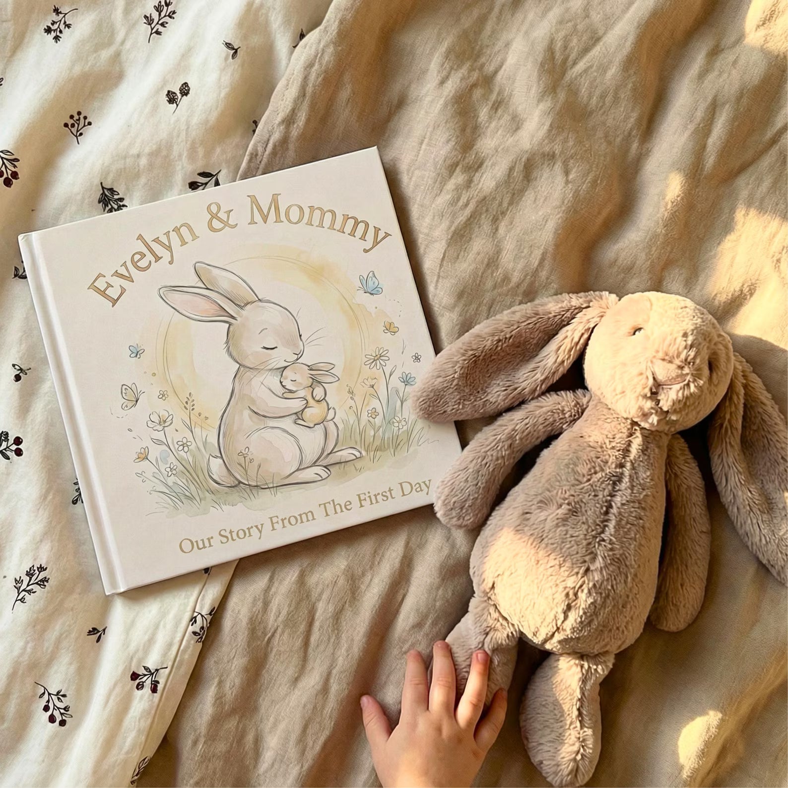 Personalized Mommy & Me Book — Our Story Bunny Keepsake