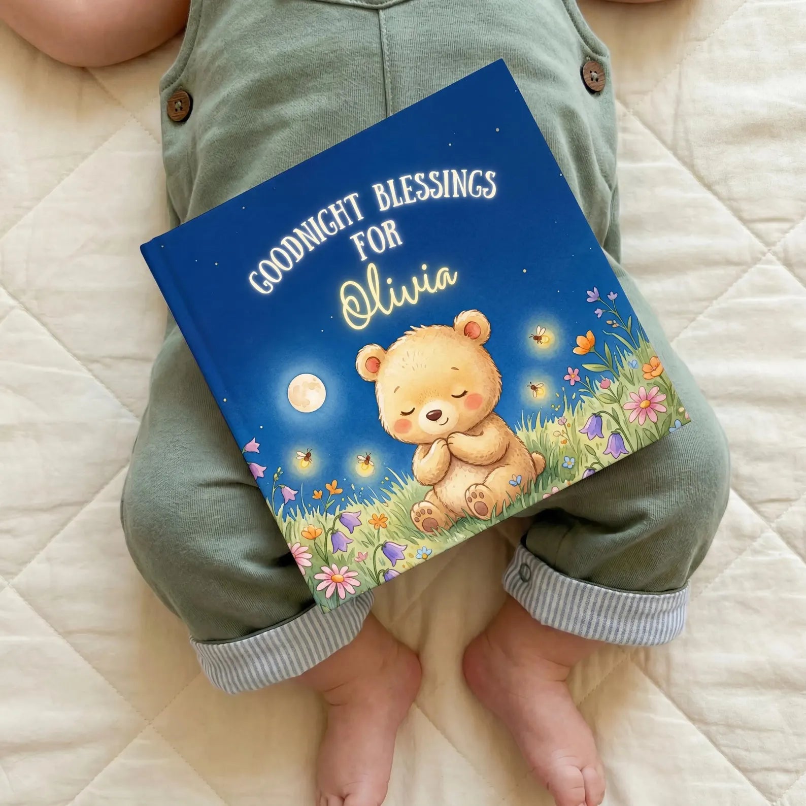 Personalized Goodnight Blessings Book — God Bless You Baby Gift