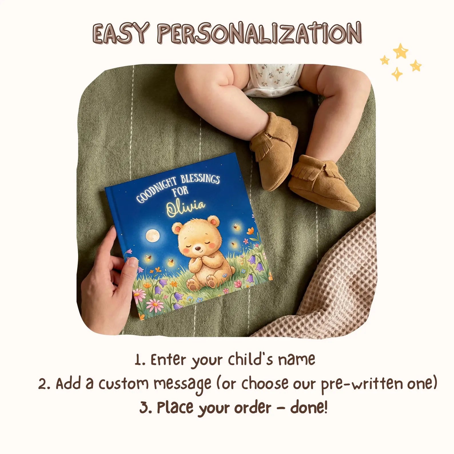 Goodnight Blessings — Personalized Christian Book