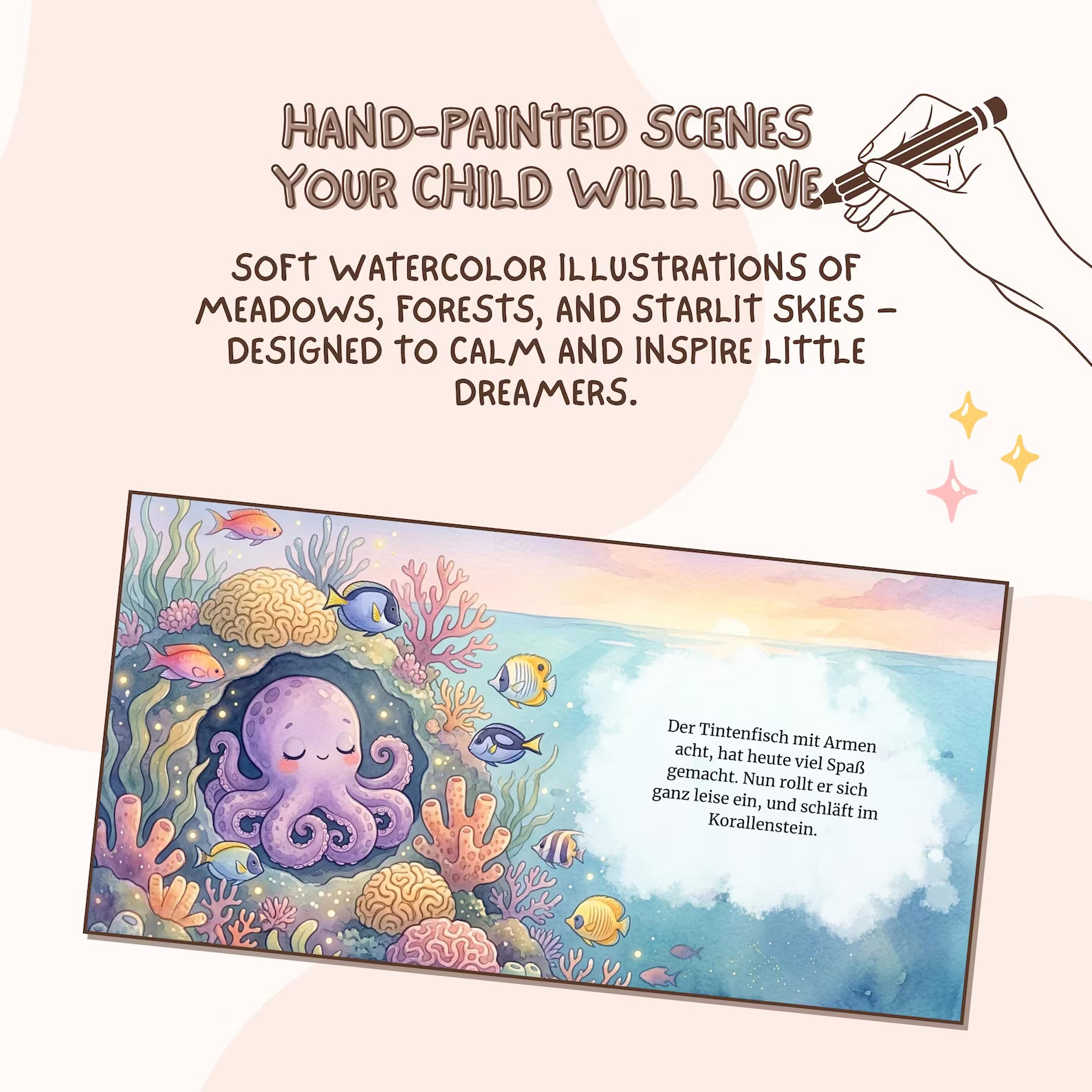 Personalized Ocean Bedtime Book — Sea Animals Story
