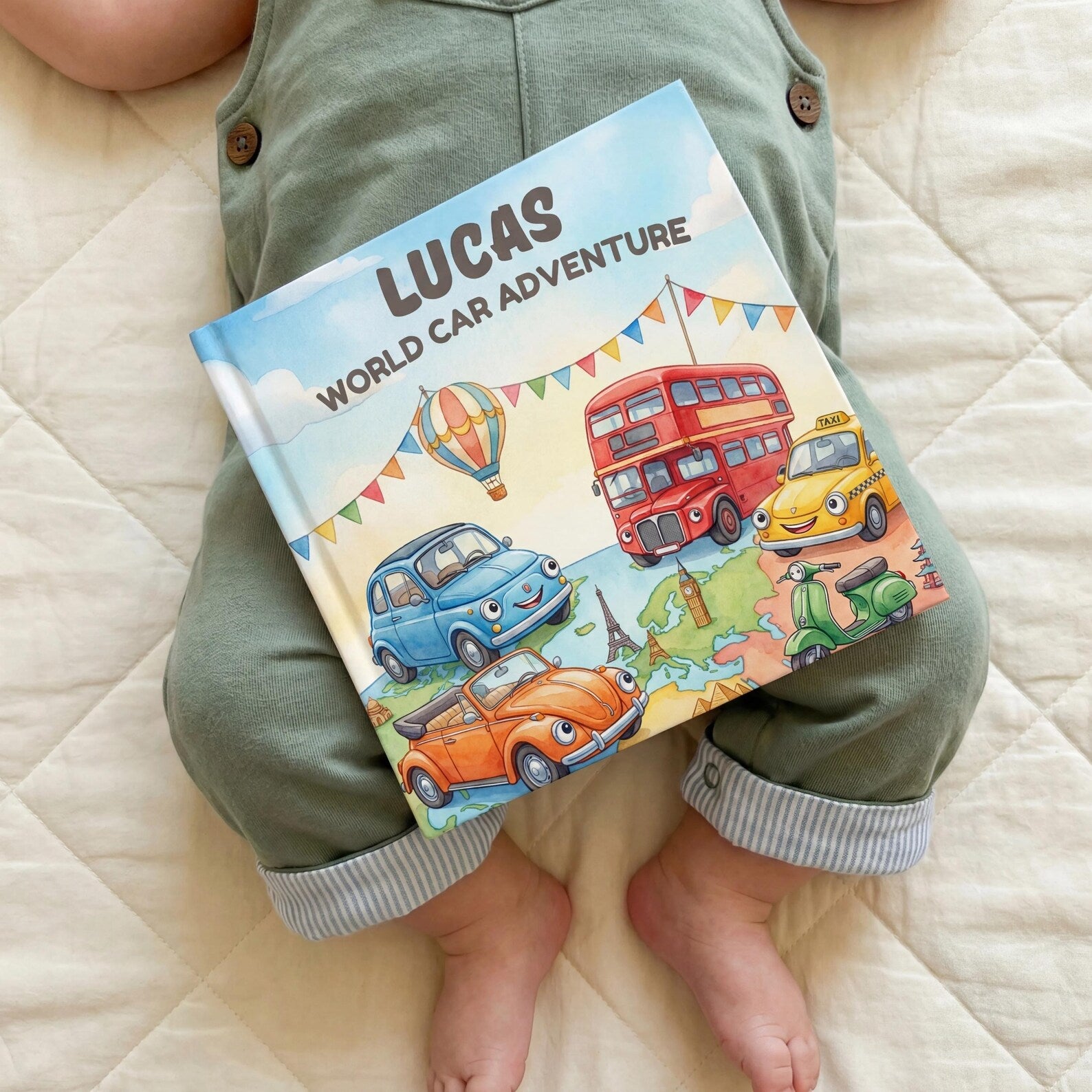 Personalized Car Adventure Book for Kids — Travel Story