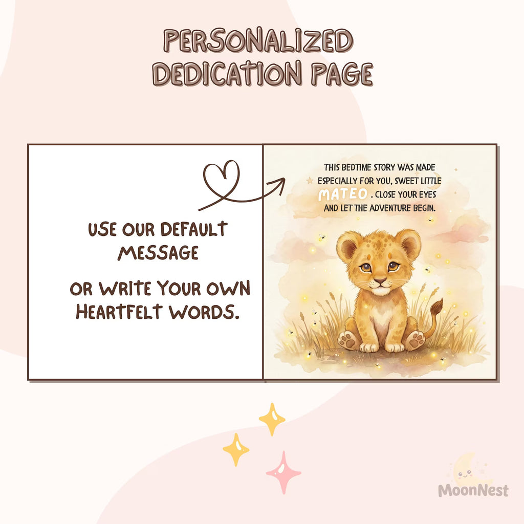 Safari Dreams — Personalized Bedtime Book
