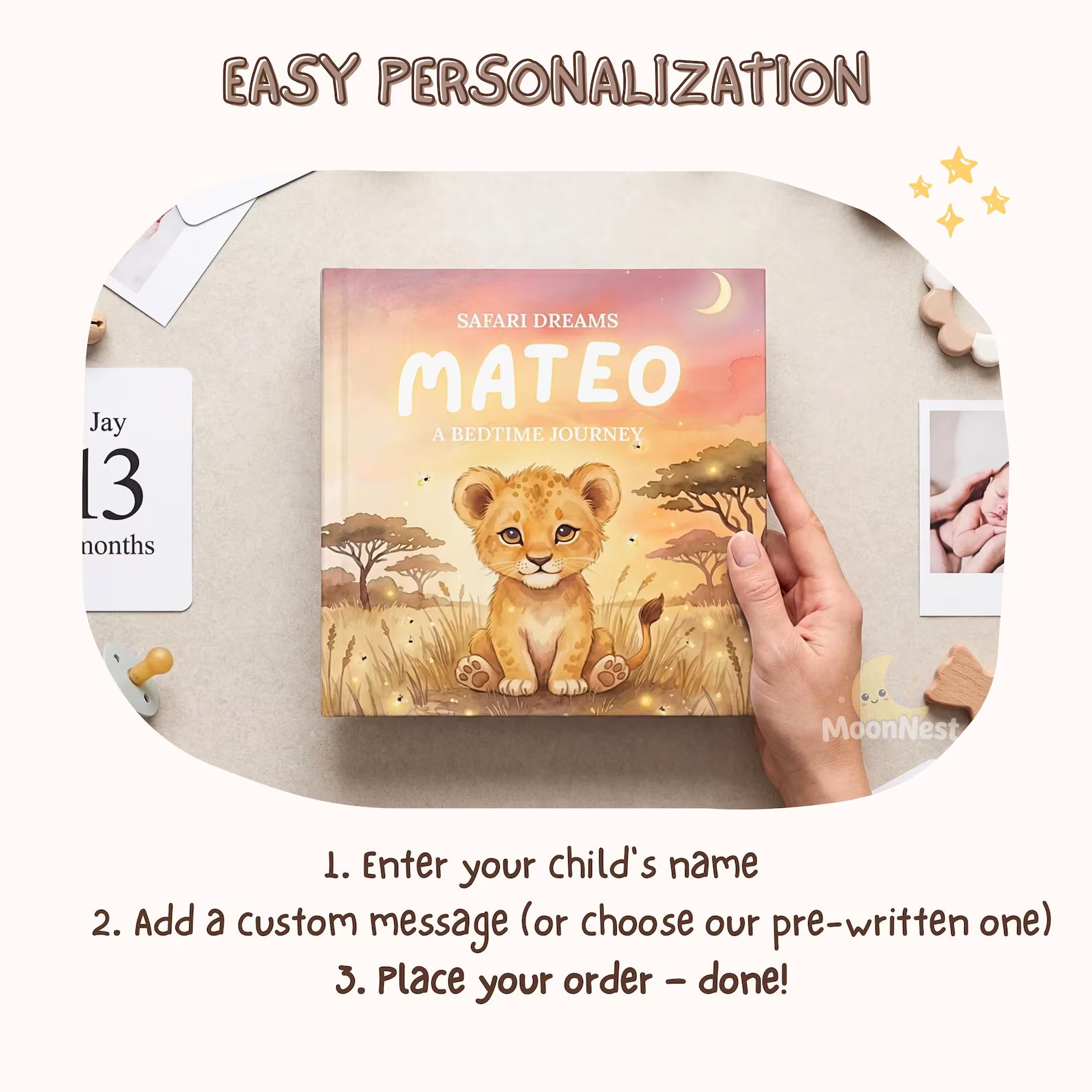 Safari Dreams — Personalized Bedtime Book