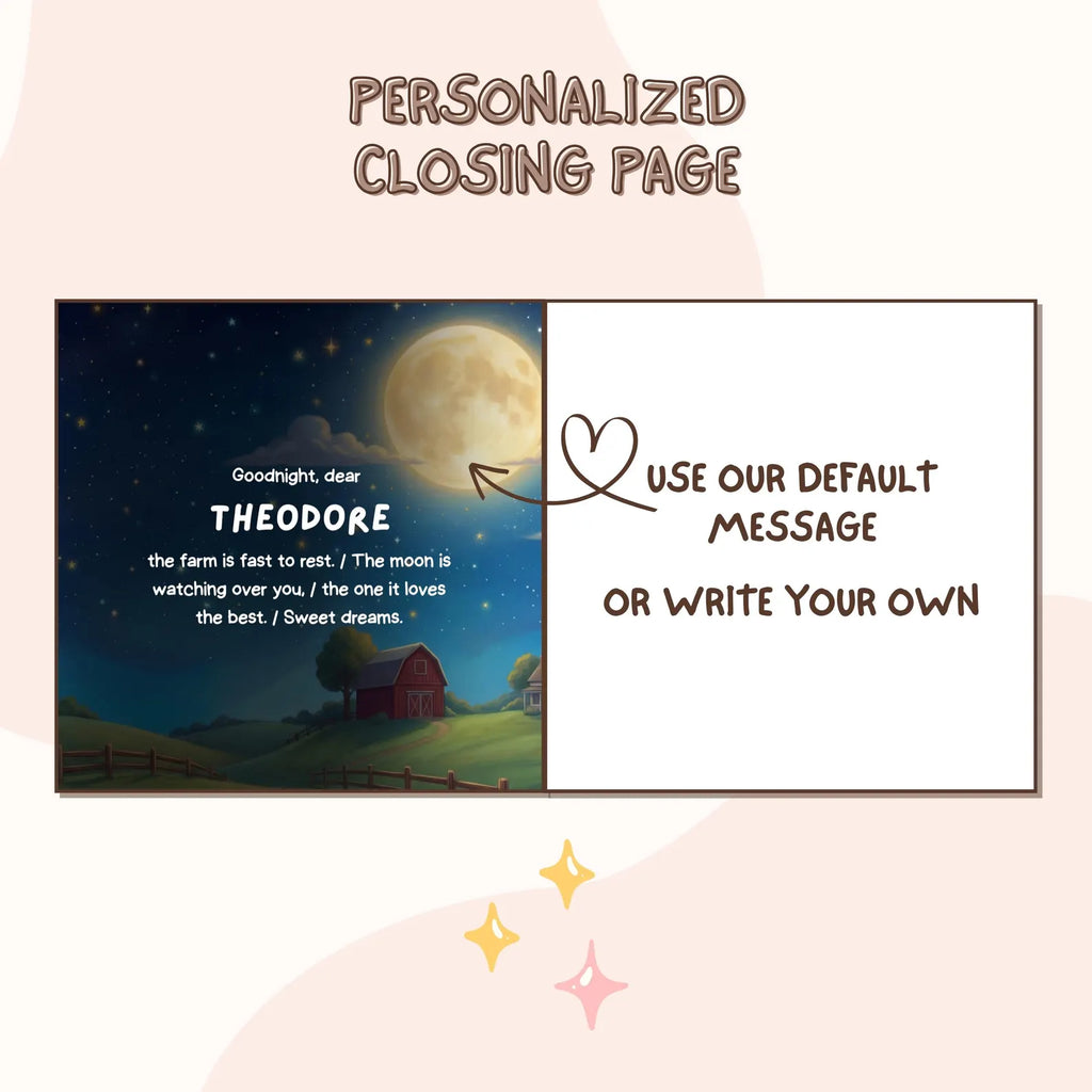 Barnyard Lullaby — Personalized Bedtime Book