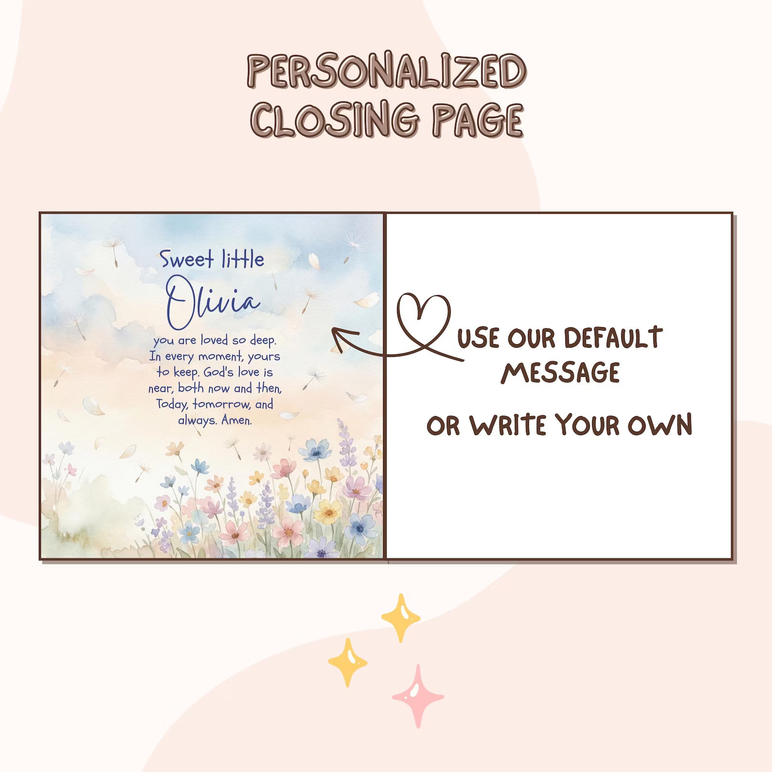 Loved by God — Personalized Christian Book