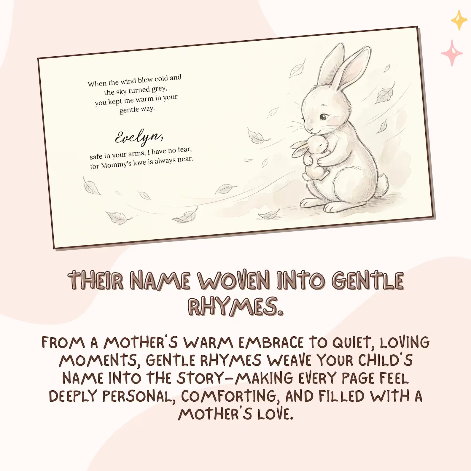 Personalized Mommy & Me Book — Our Story Bunny Keepsake