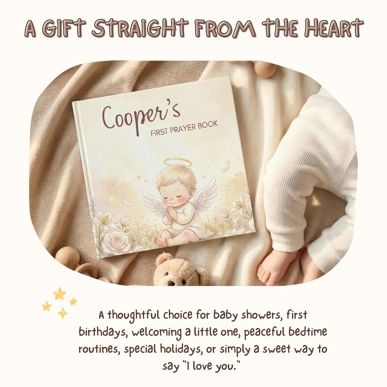 Baby Prayers — Personalized Christian Book