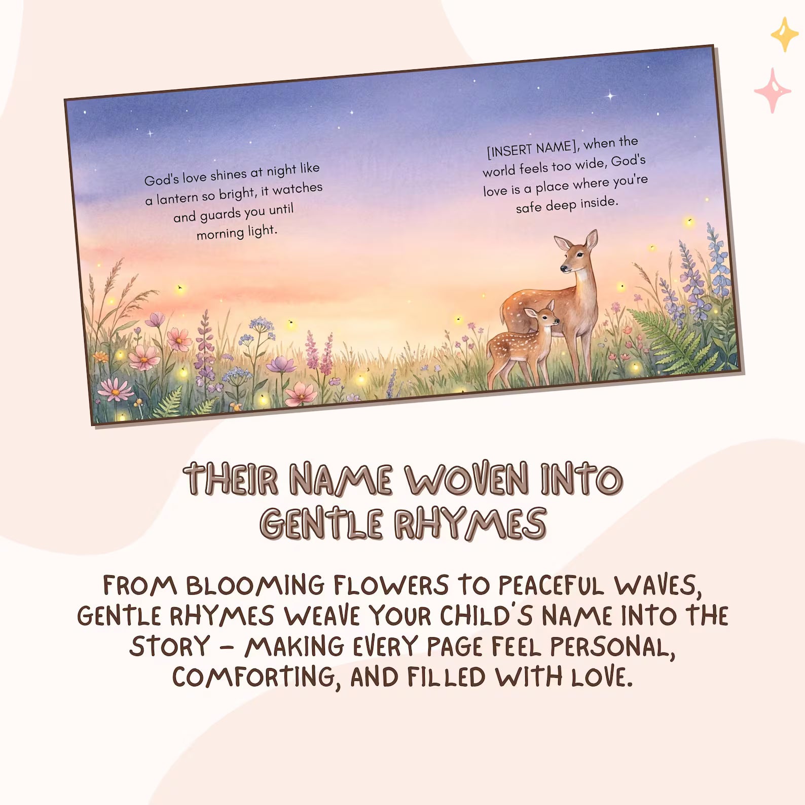 Personalized Christian Bible Storybook — Bedtime Baby Gift