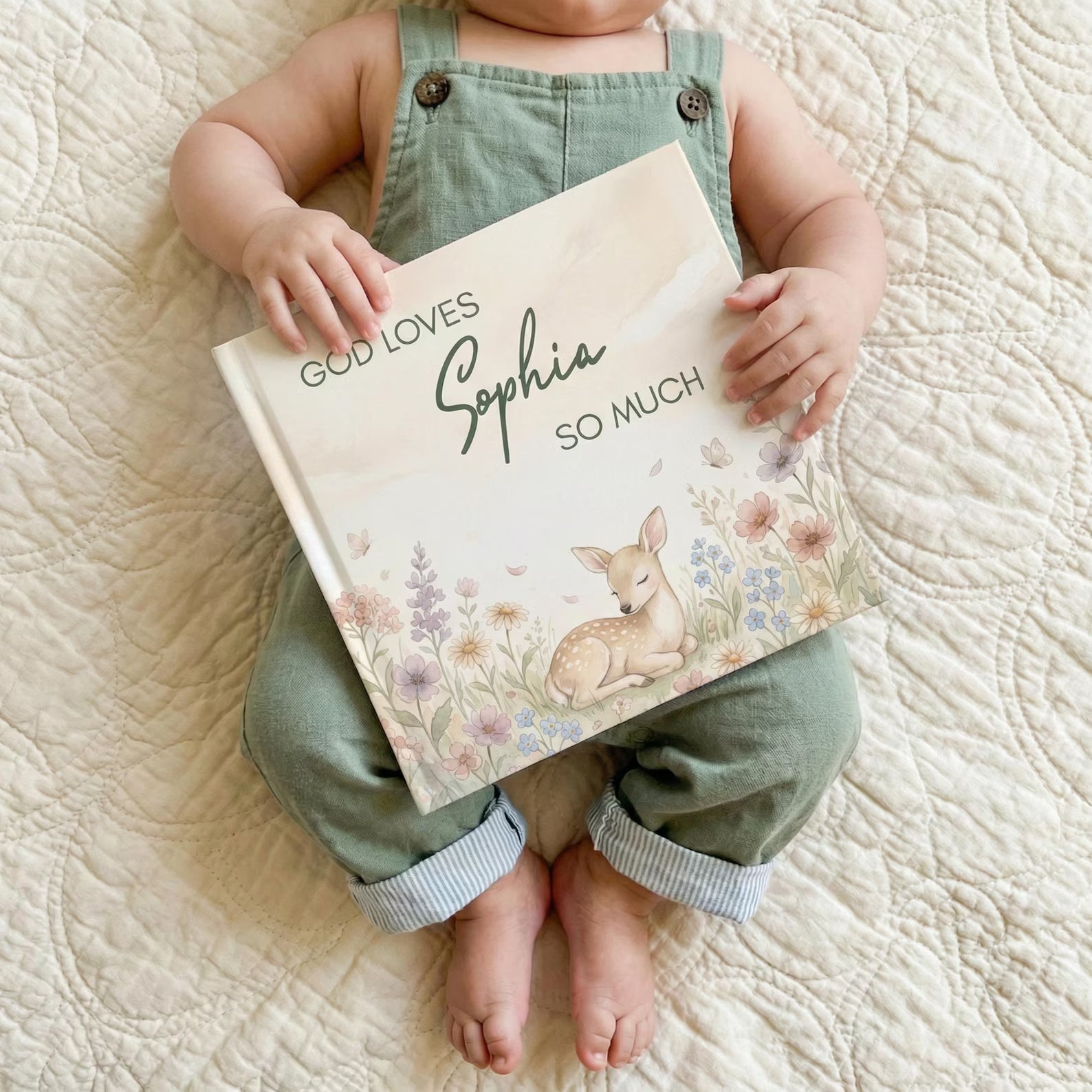 Personalized Christian Bible Storybook — Bedtime Baby Gift