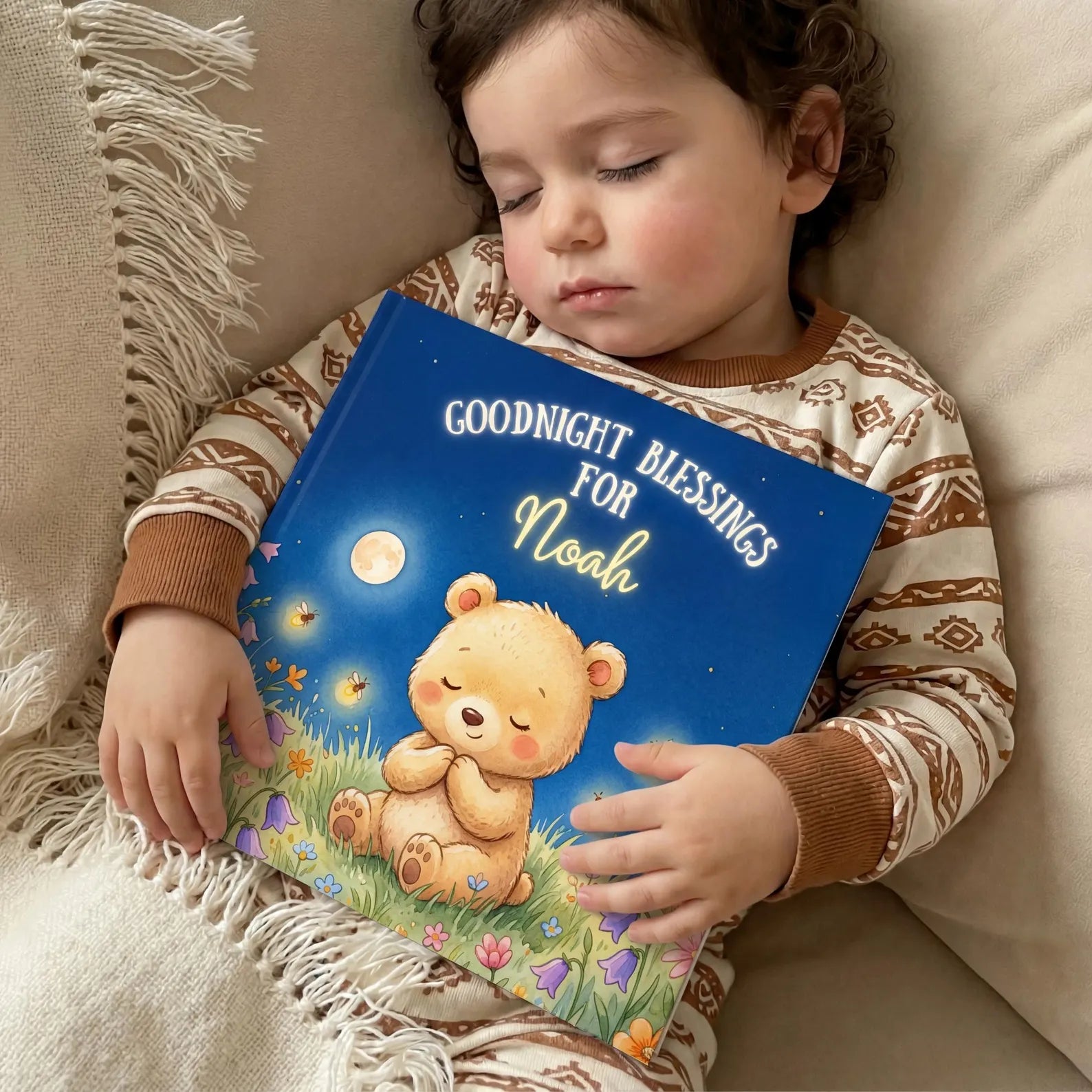 Personalized Goodnight Blessings Book — God Bless You Baby Gift