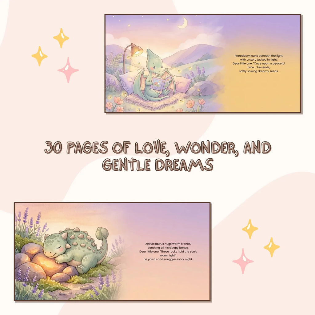 Dino Lullaby — Personalized Bedtime Book