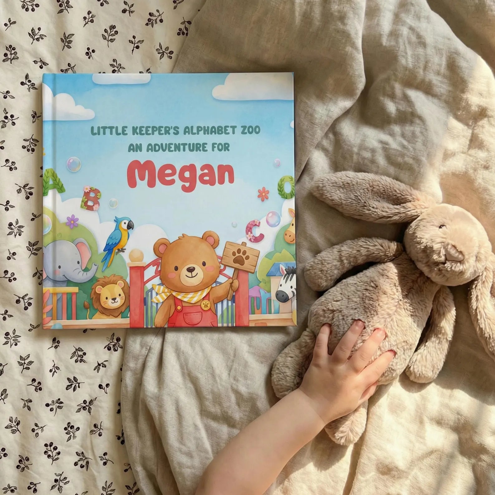 Personalized Alphabet Zoo Book — ABC Animal Adventure