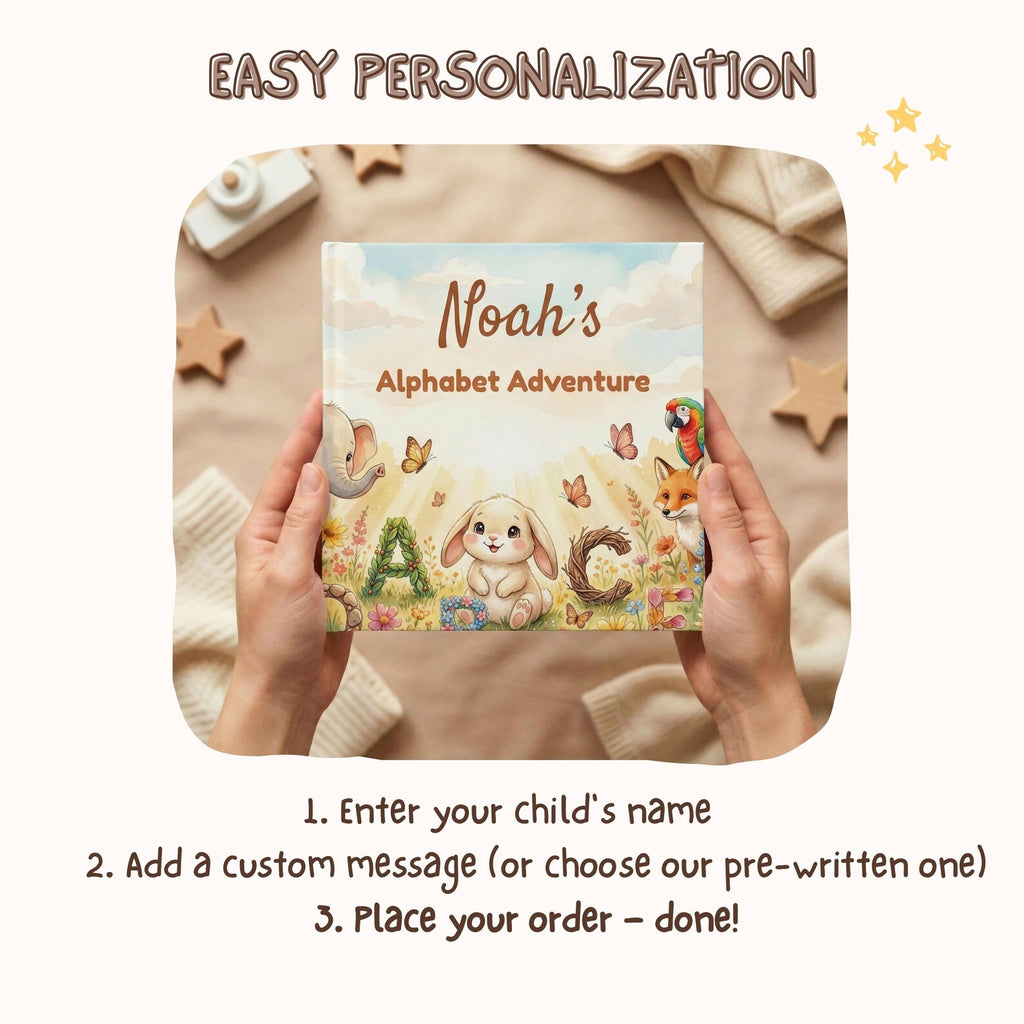 Personalized Alphabet Book for Kids — Custom ABC Story