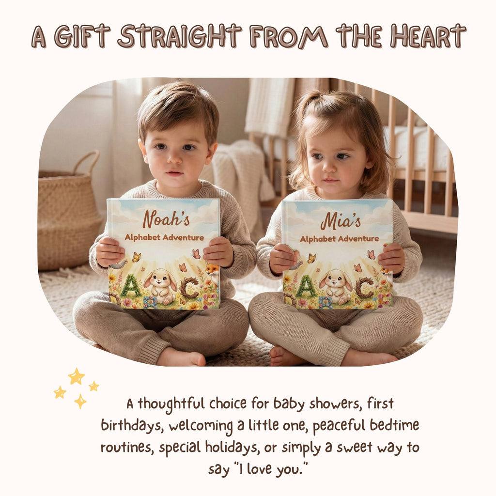 Personalized Alphabet Book for Kids — Custom ABC Story