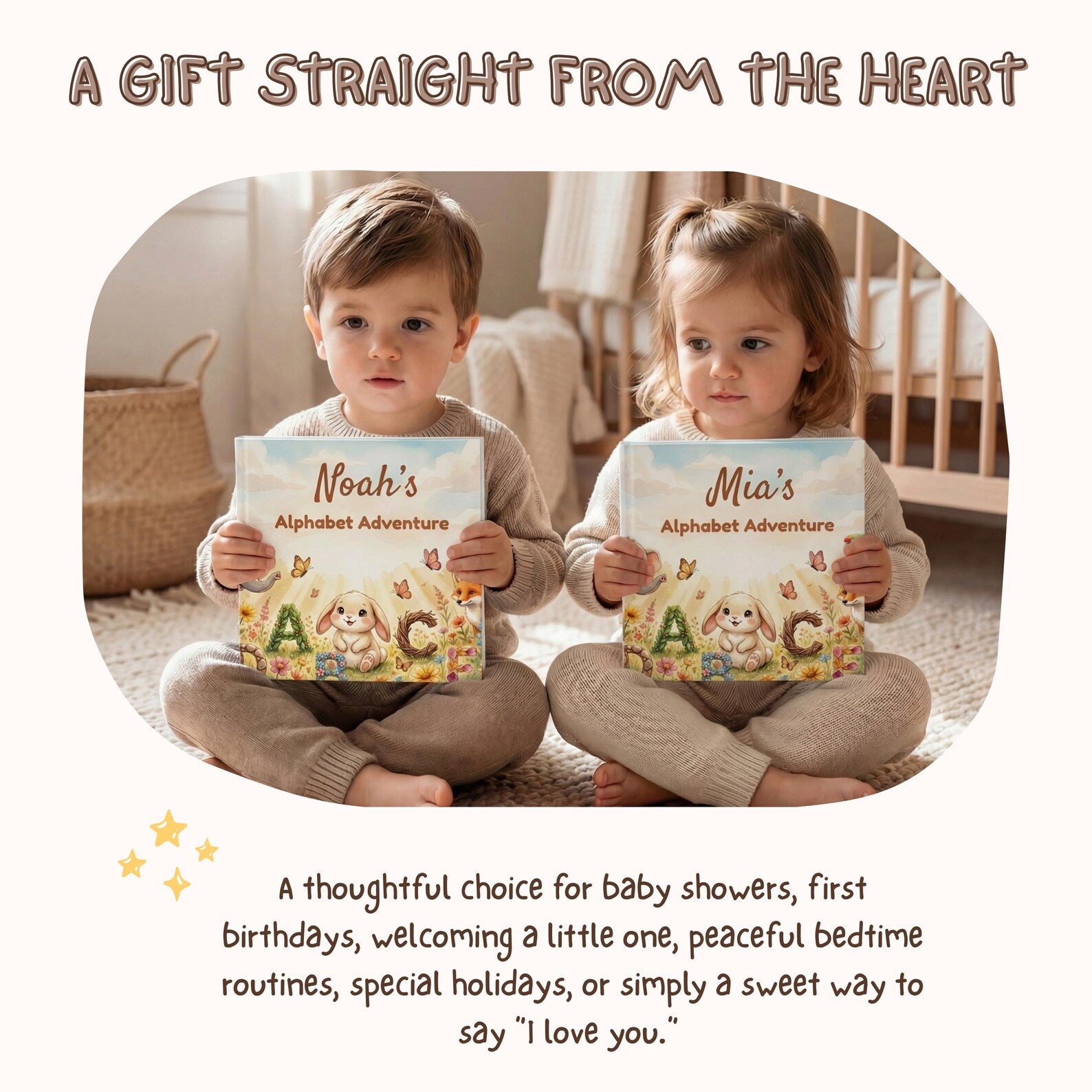 Personalized Alphabet Book for Kids — Custom ABC Story