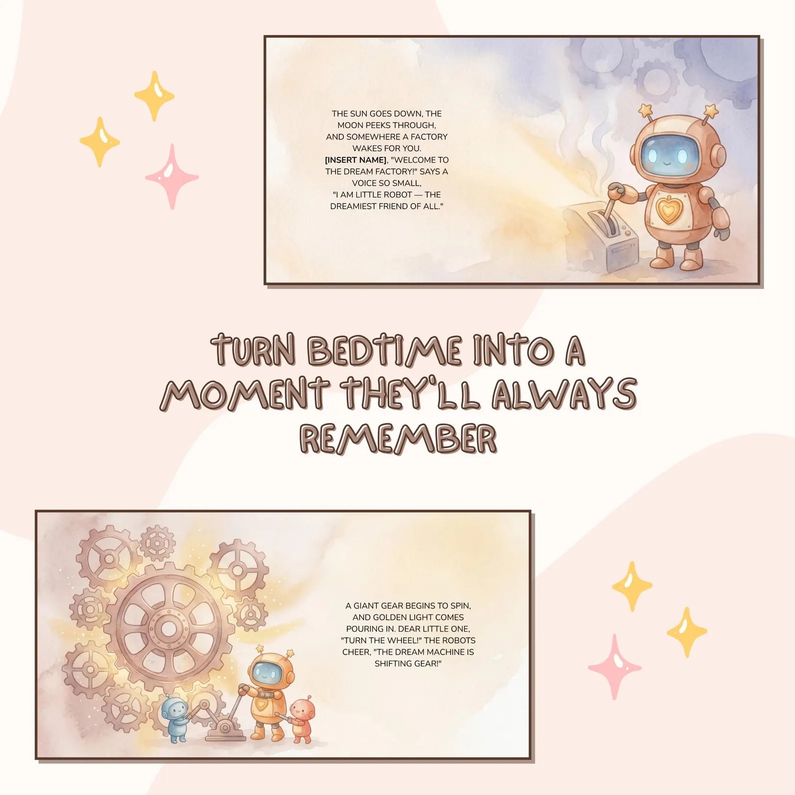 Personalized Robot Bedtime Book — Dream Factory Story