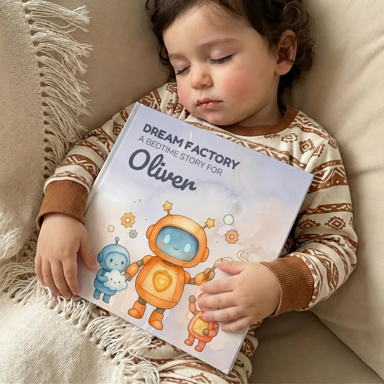 Personalized Robot Bedtime Book — Dream Factory Story