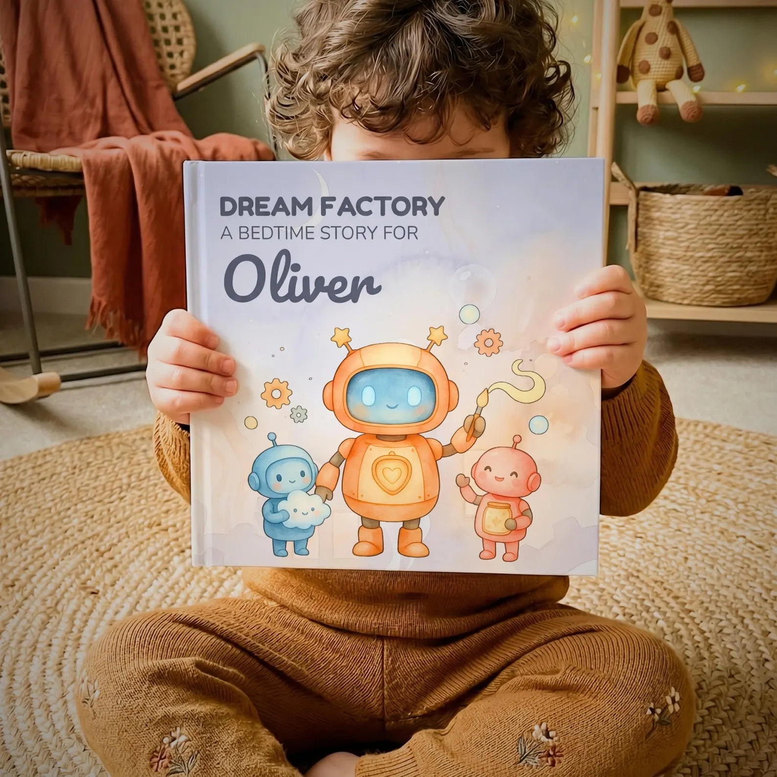 Personalized Robot Bedtime Book — Dream Factory Story