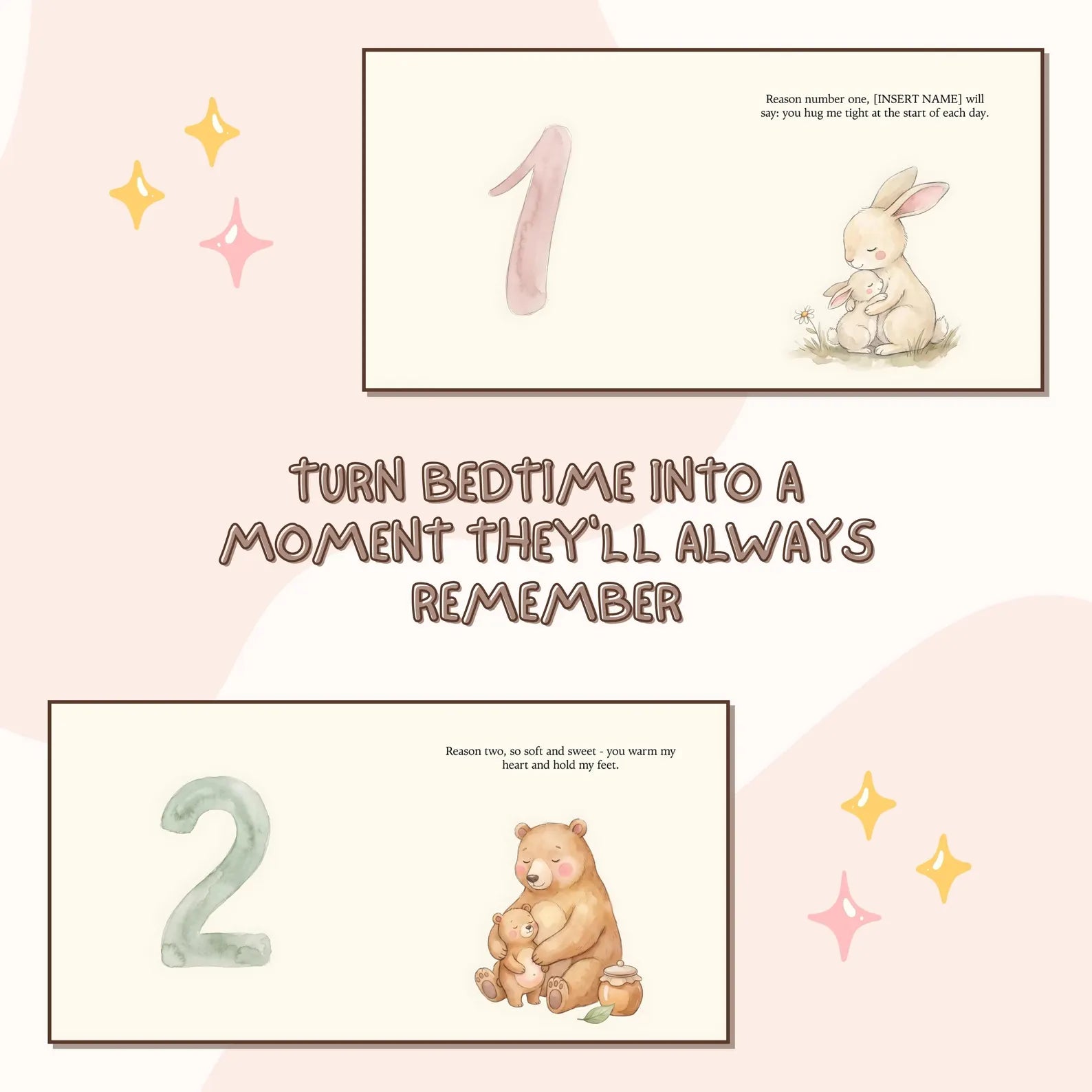 Personalized First Mother's Day Book — 14 Reasons I Love You