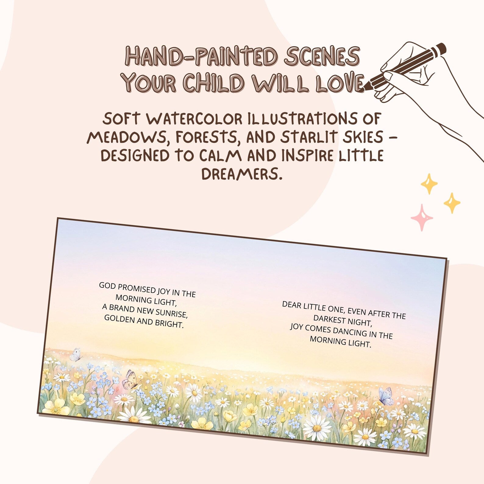 God's Promises Personalized Baby Book — Baptism Gift