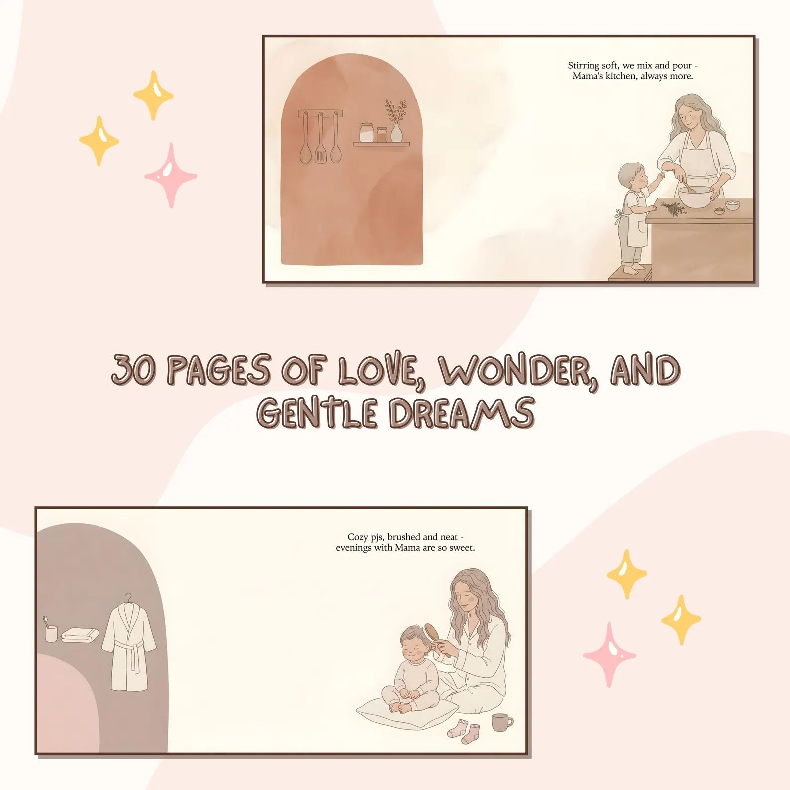 Personalized A Day with Mama Book — Mommy & Me Story