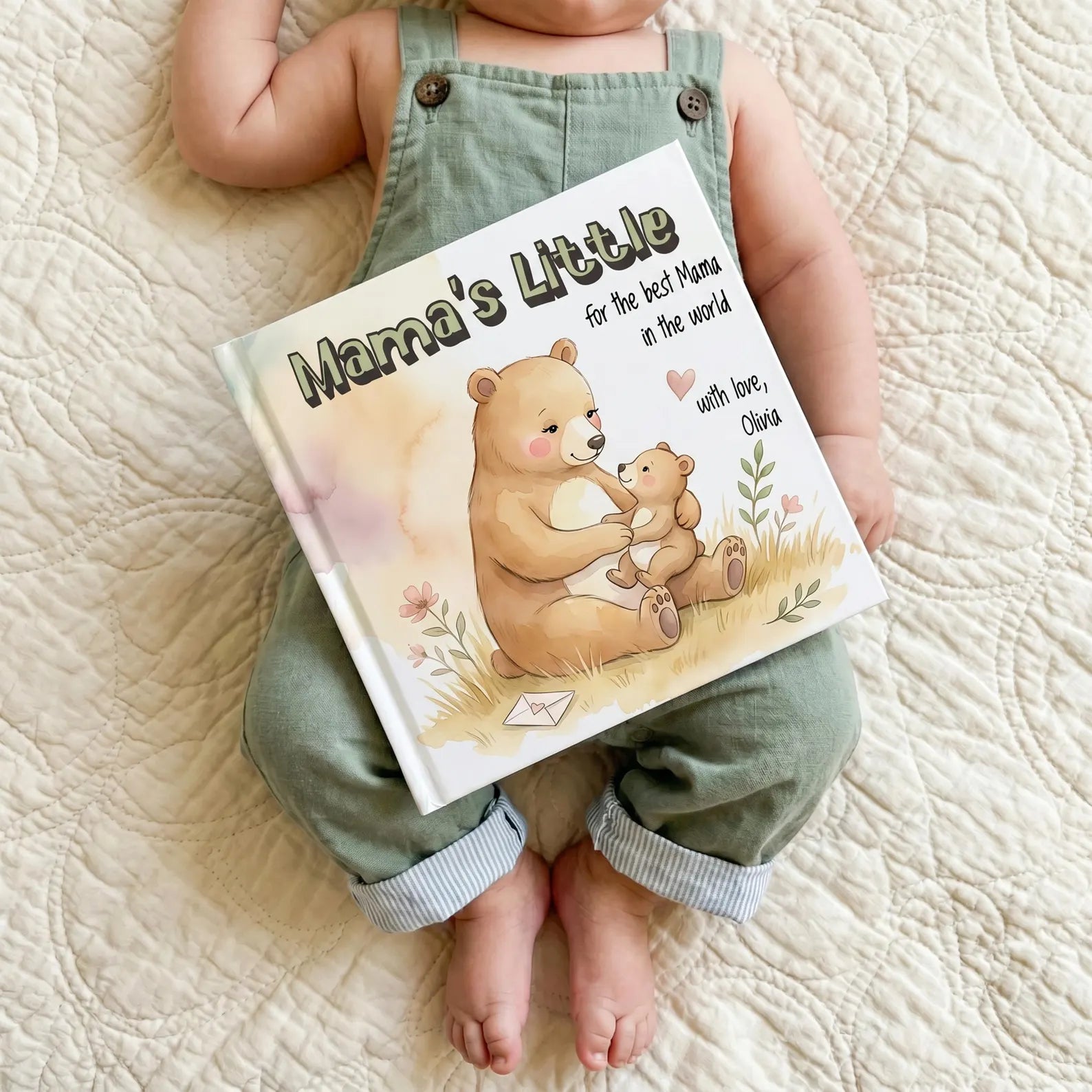 Personalized Mama's Little Love Notes Book — Mom Gift