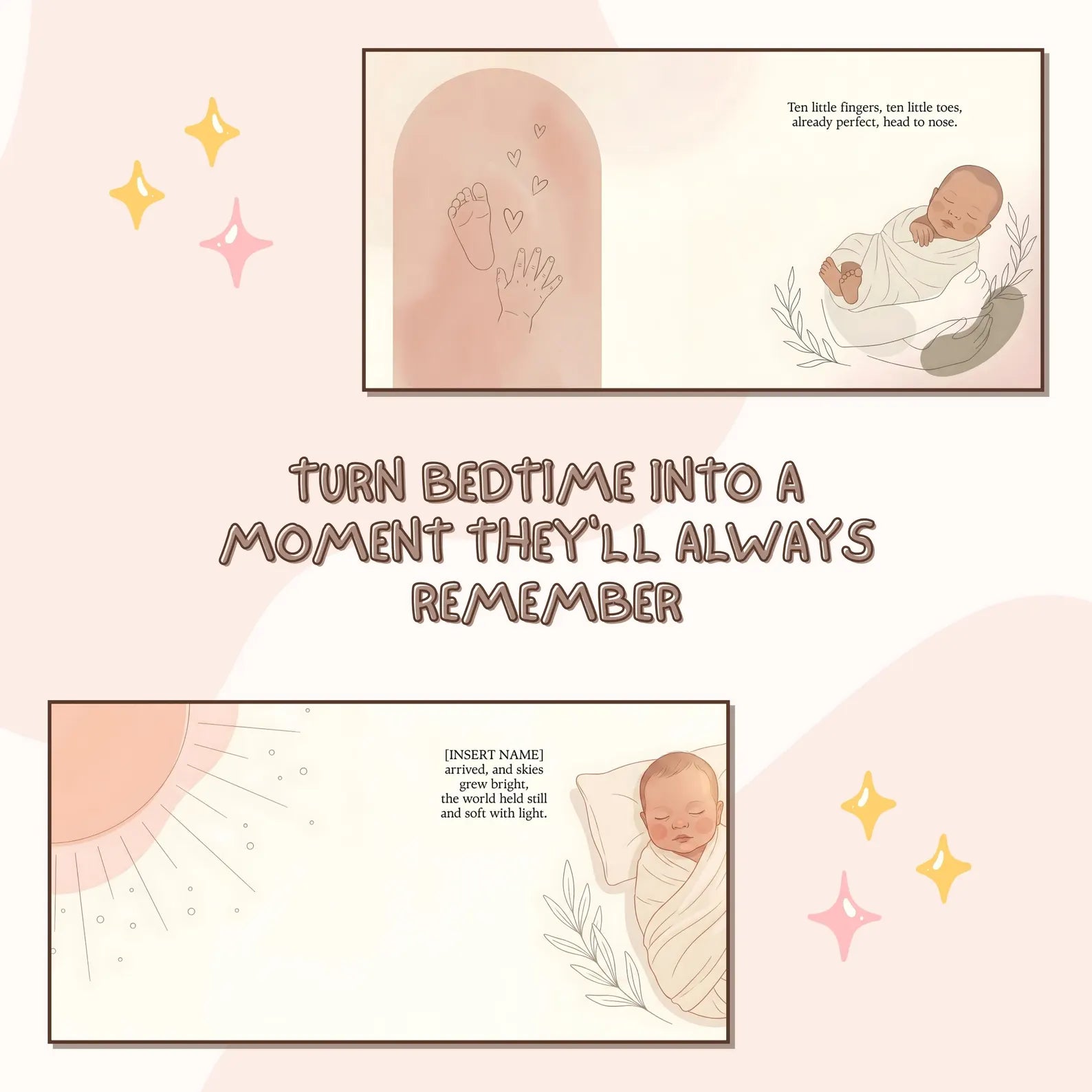 Welcome Little One — Personalized Keepsake Book
