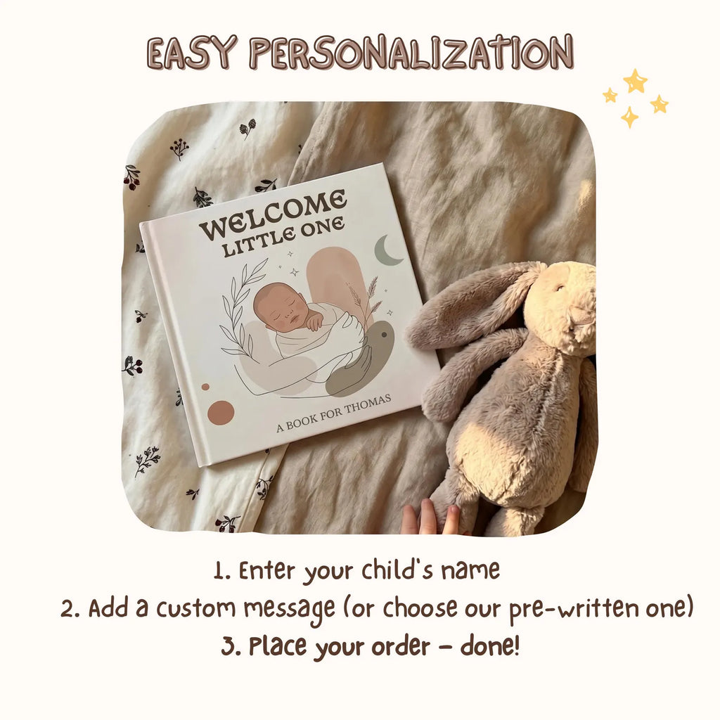 Welcome Little One — Personalized Keepsake Book