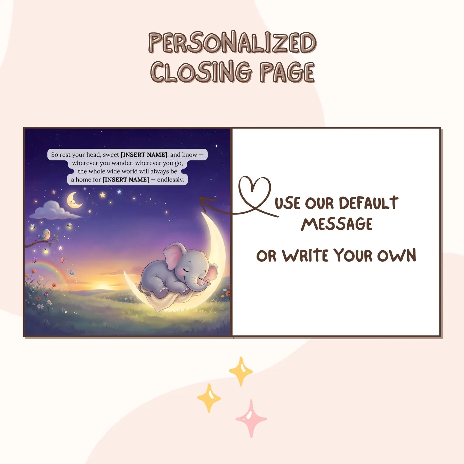 Welcome to the World — Personalized Keepsake Book