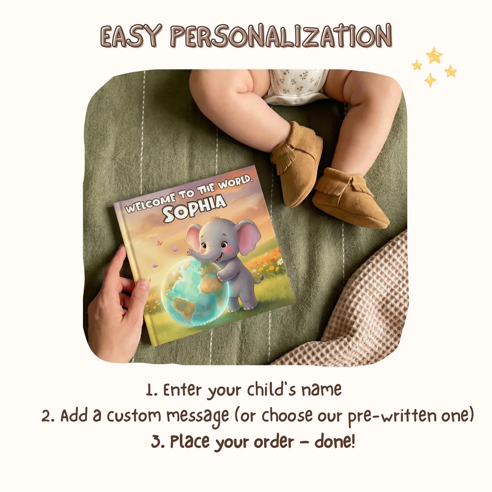 Welcome to the World — Personalized Keepsake Book