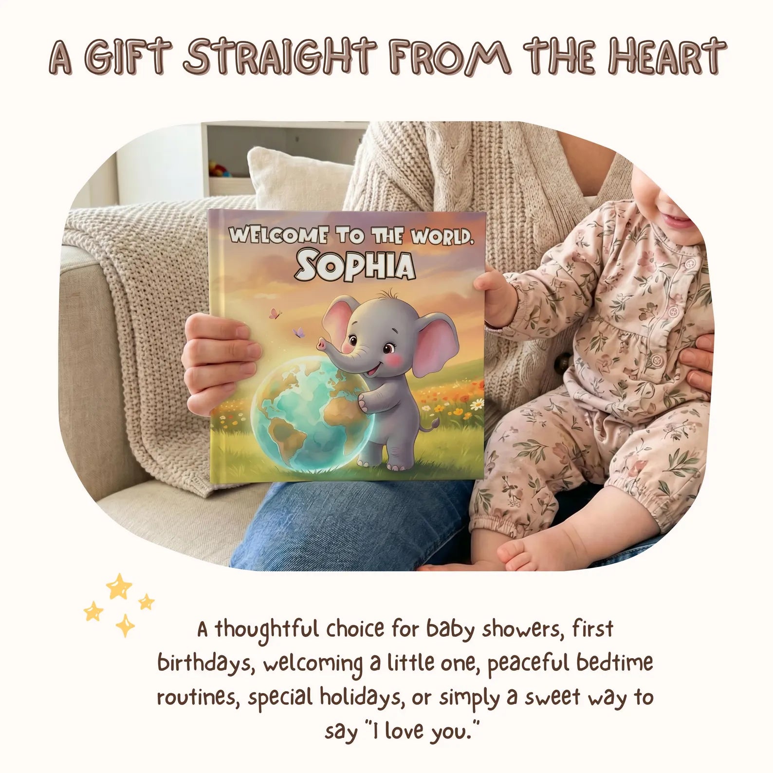 Welcome to the World — Personalized Keepsake Book
