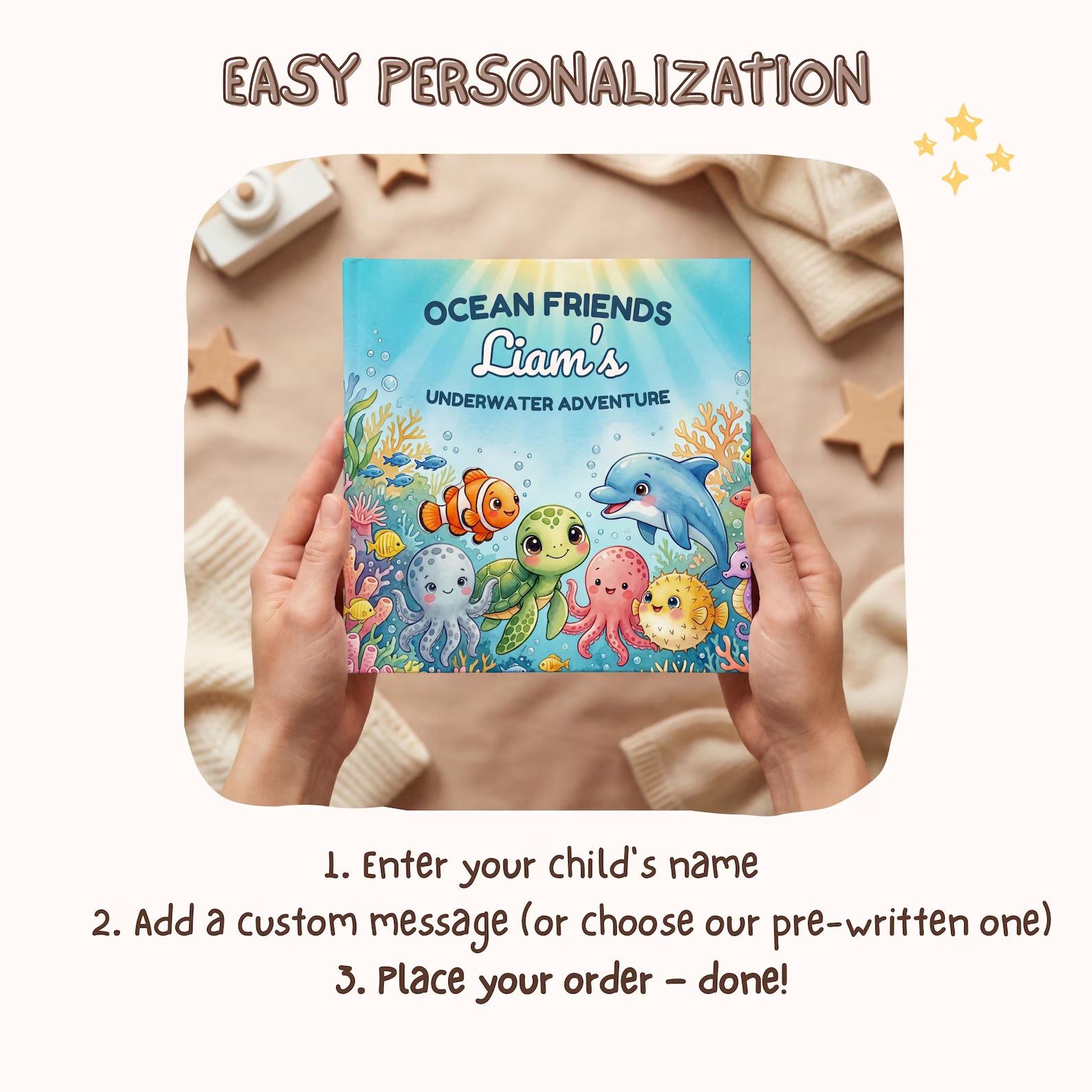 Ocean Friends — Personalized Adventure Book