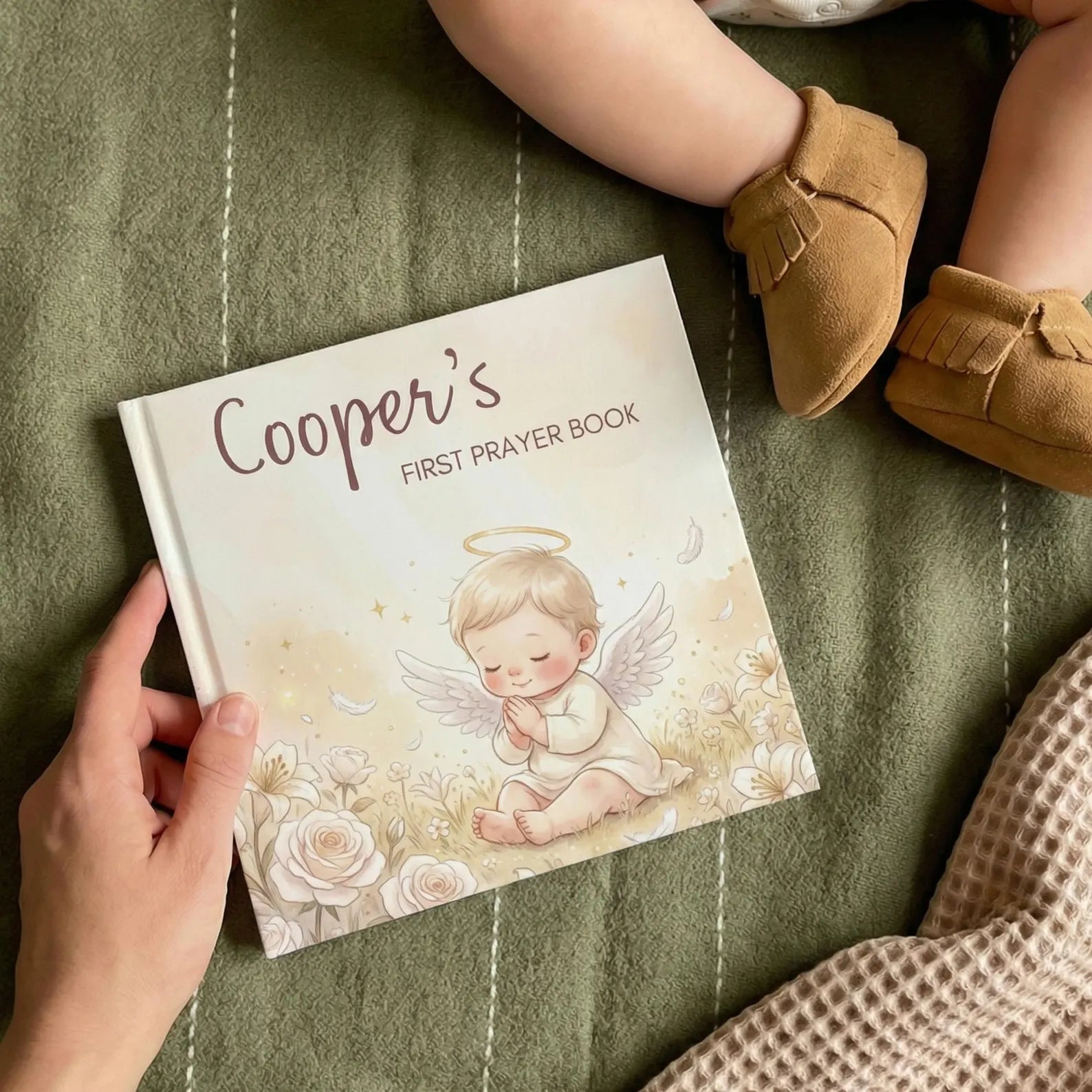 Personalized Baby Prayer Book — Christian Baptism Gift
