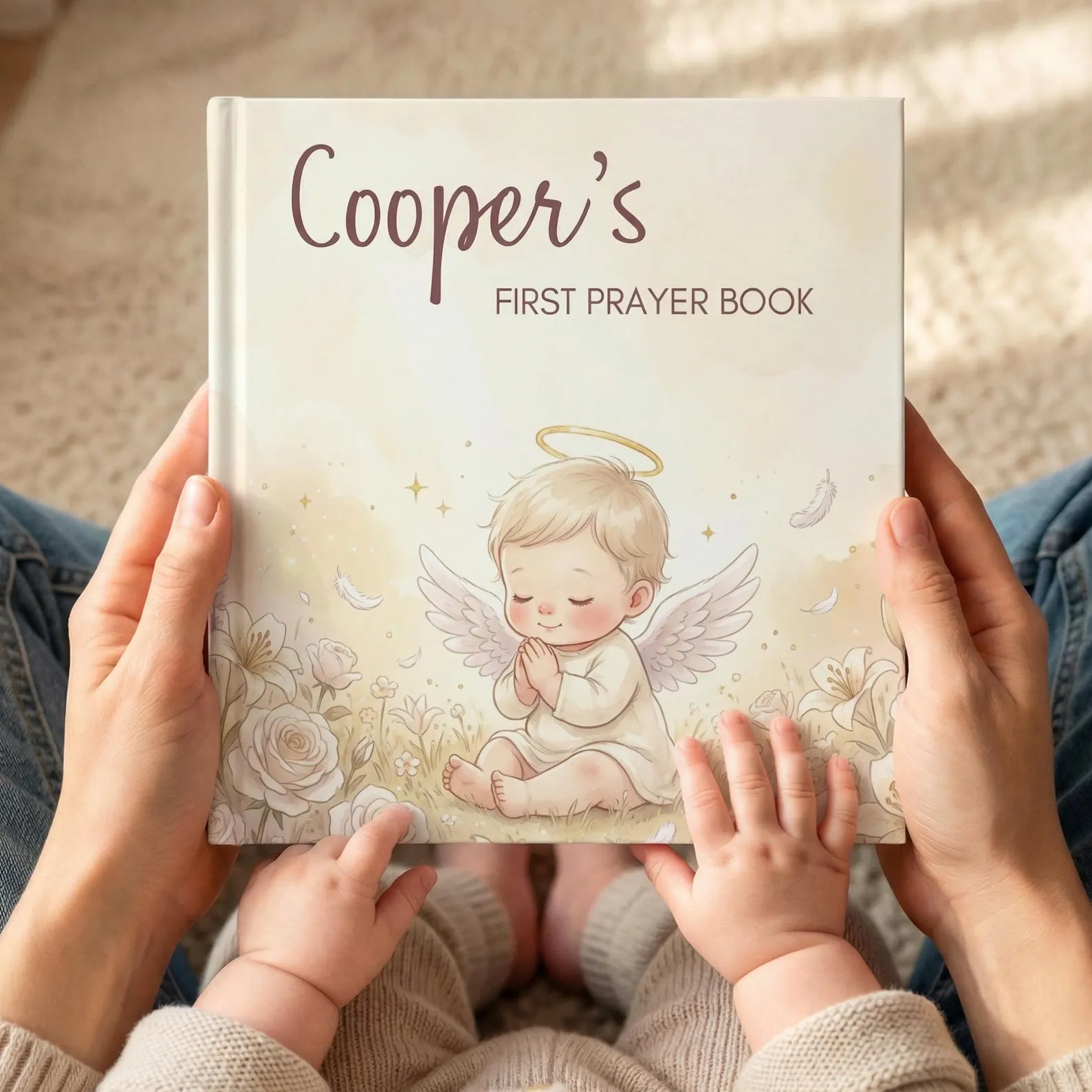 Personalized Baby Prayer Book — Christian Baptism Gift