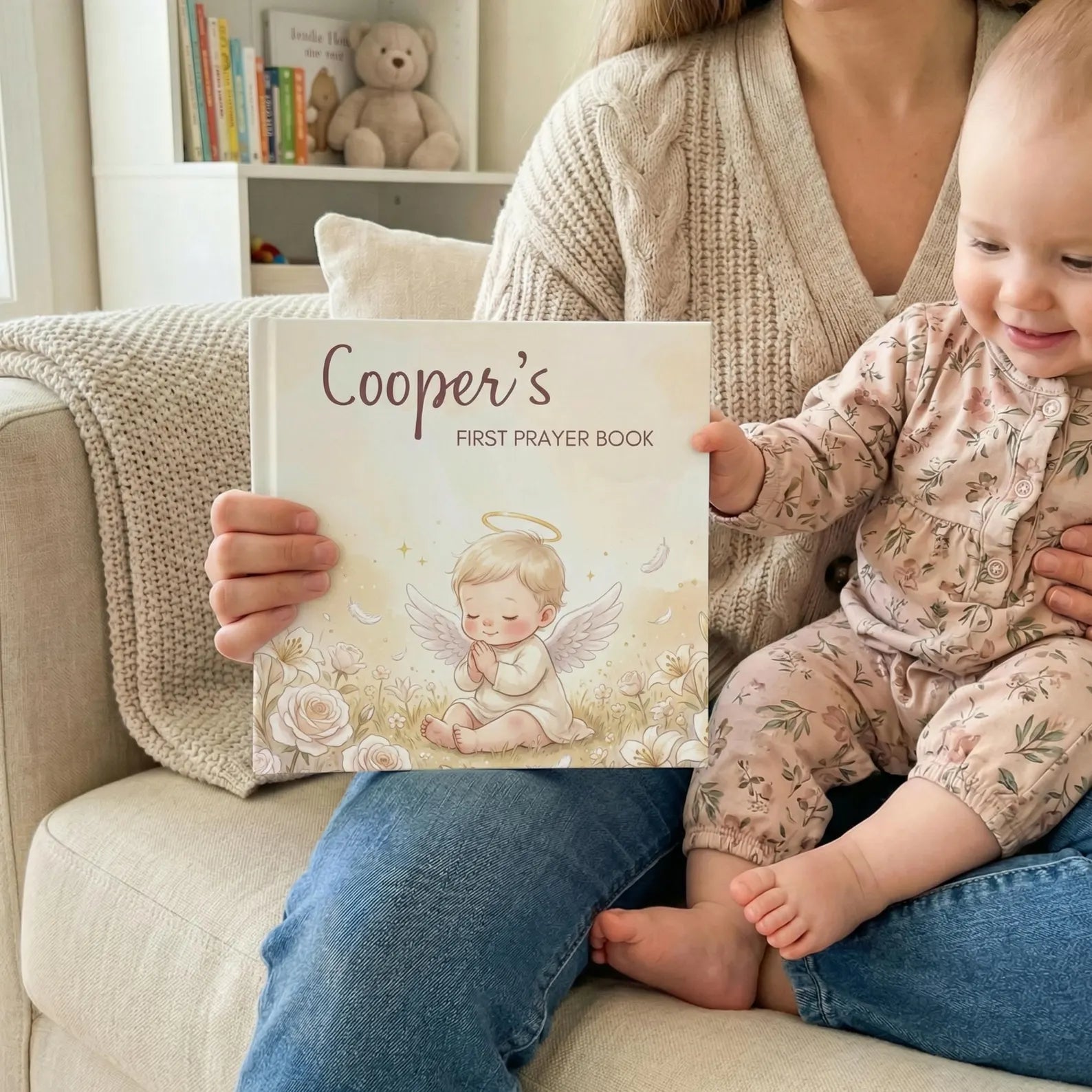 Personalized Baby Prayer Book — Christian Baptism Gift