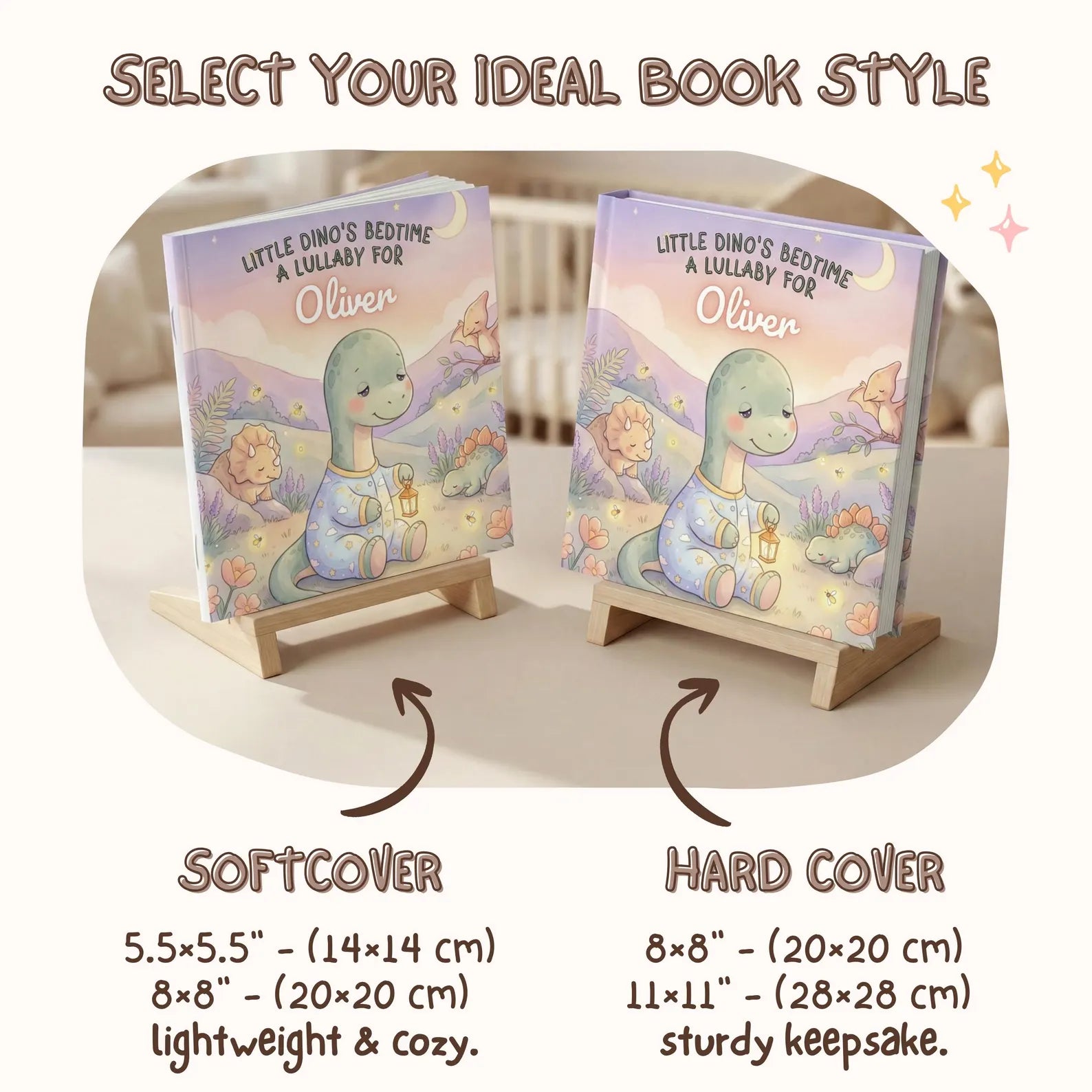 Dino Lullaby — Personalized Bedtime Book