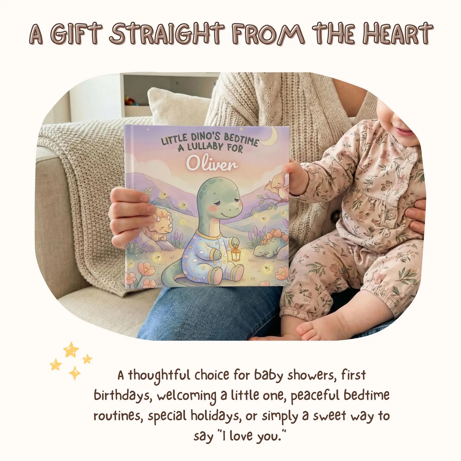 Dino Lullaby — Personalized Bedtime Book