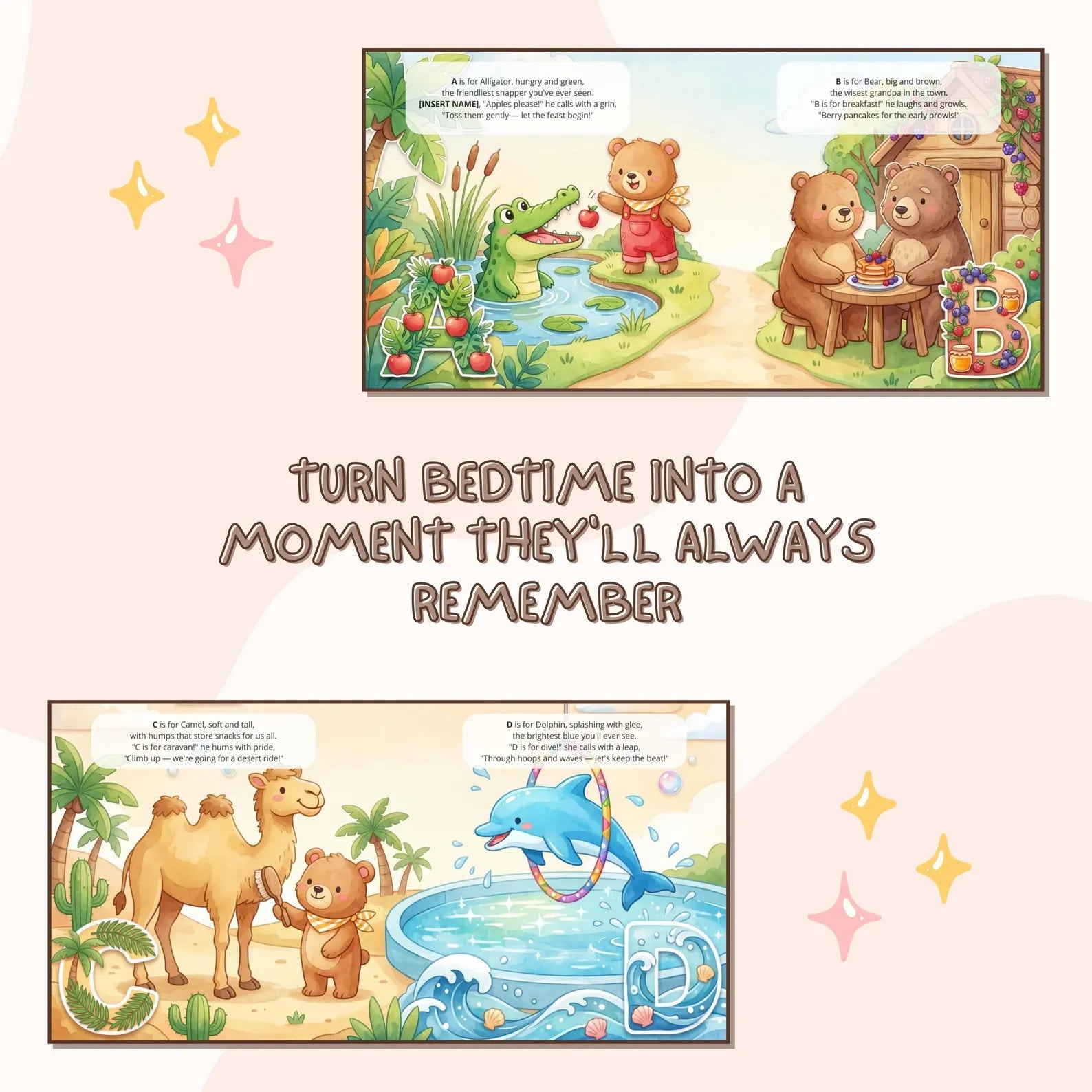 Personalized Alphabet Zoo Book — ABC Animal Adventure