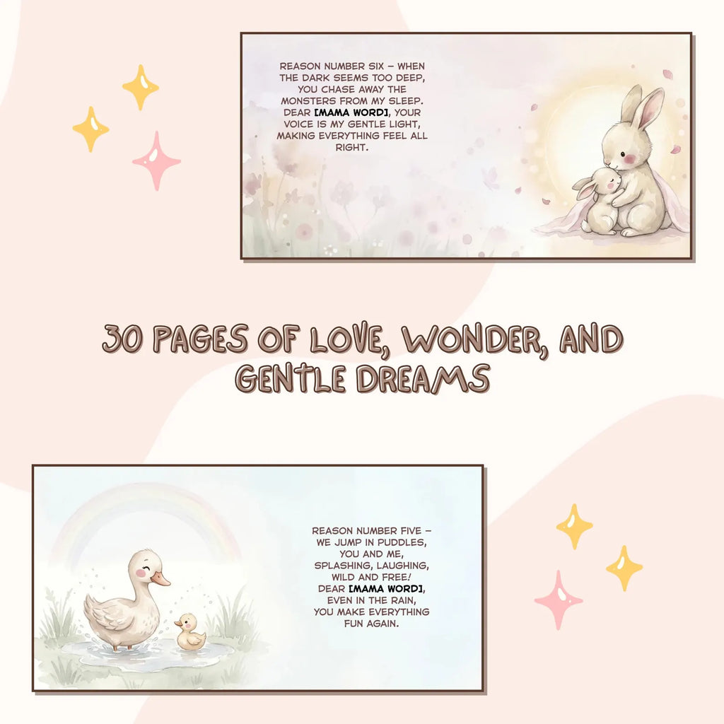 Personalized Mother's Day Book — 14 Reasons I Love Mommy