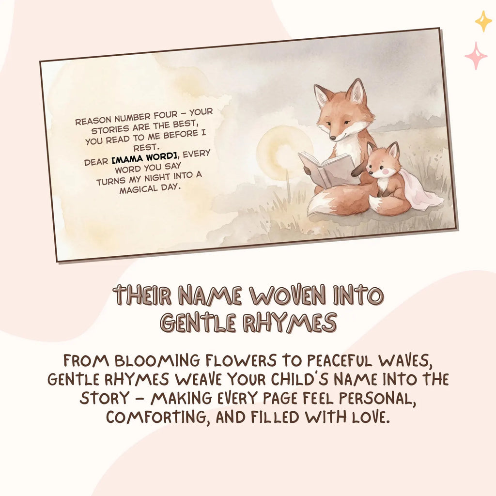 Personalized Mother's Day Book — 14 Reasons I Love Mommy
