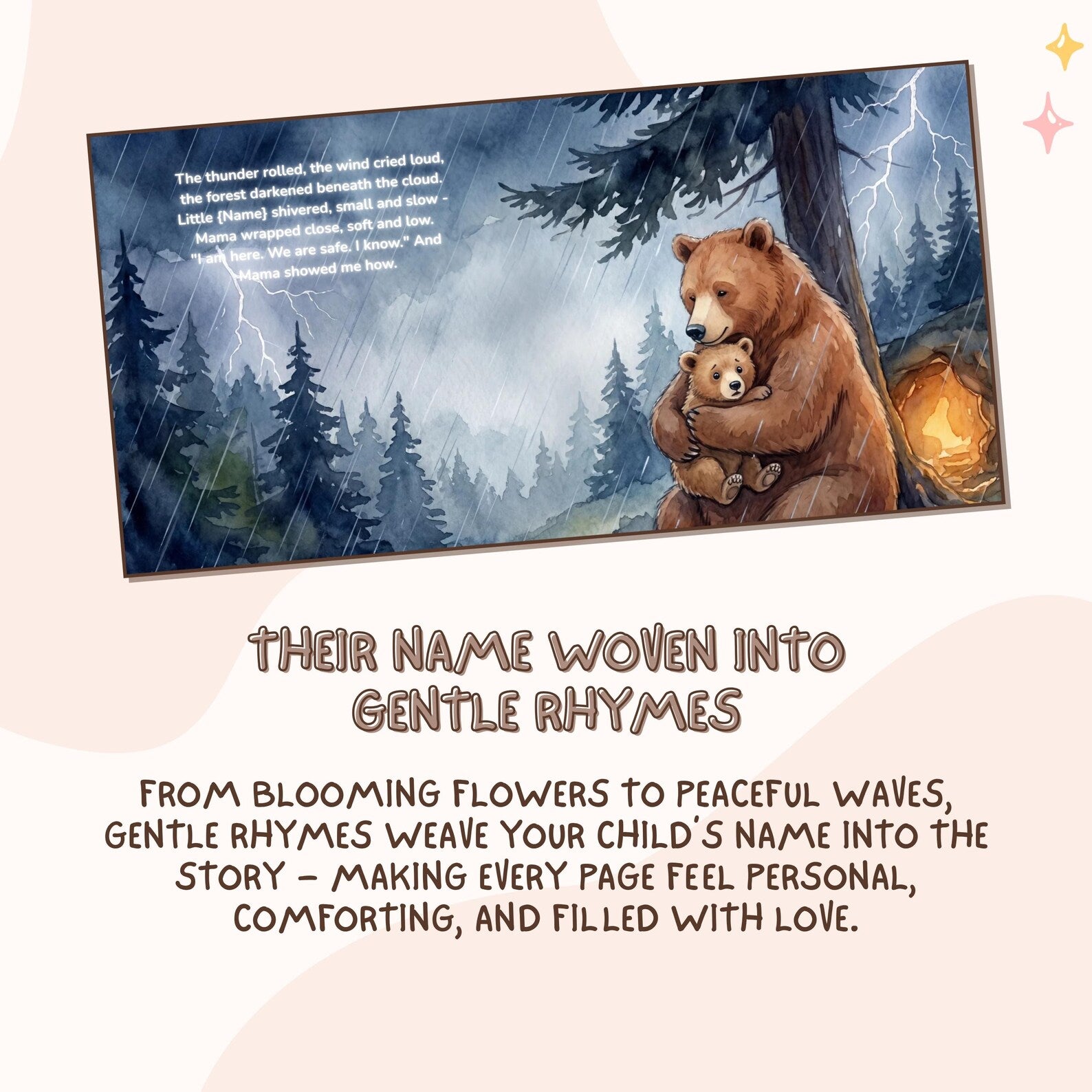 Personalized Mama Bear & Me Book — Mom Keepsake Story