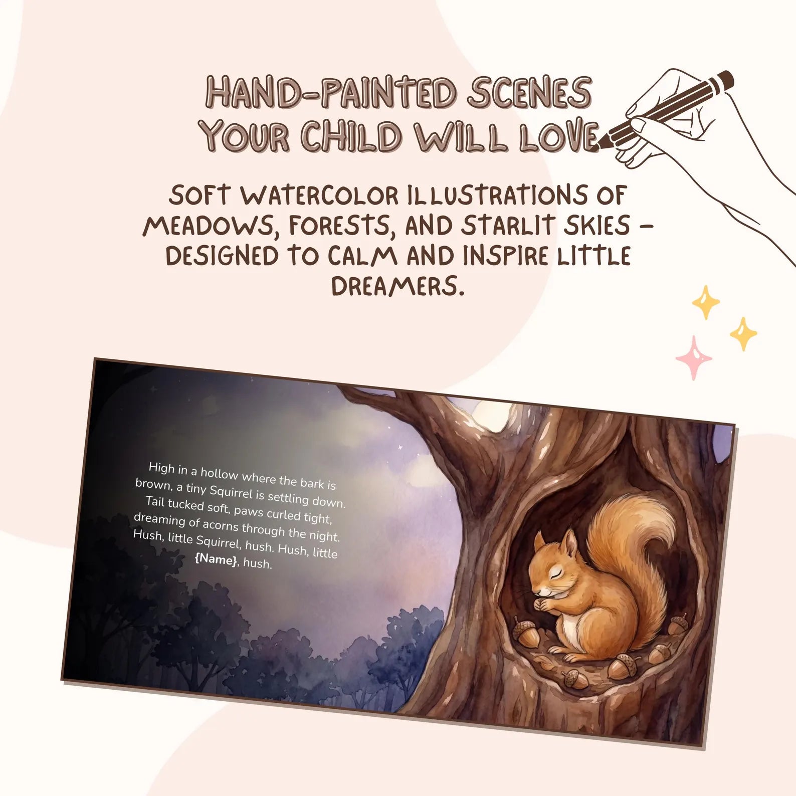 Personalized Hush the Forest Sleeps Book — Bedtime Story