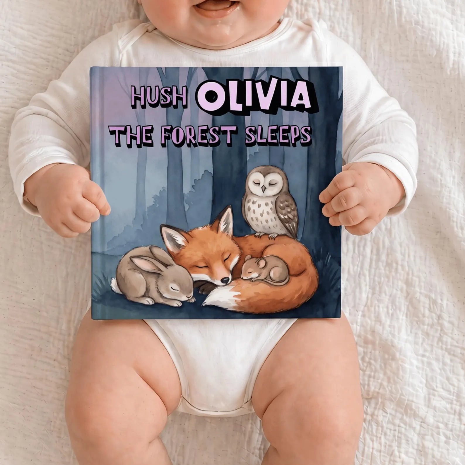 Personalized Hush the Forest Sleeps Book — Bedtime Story