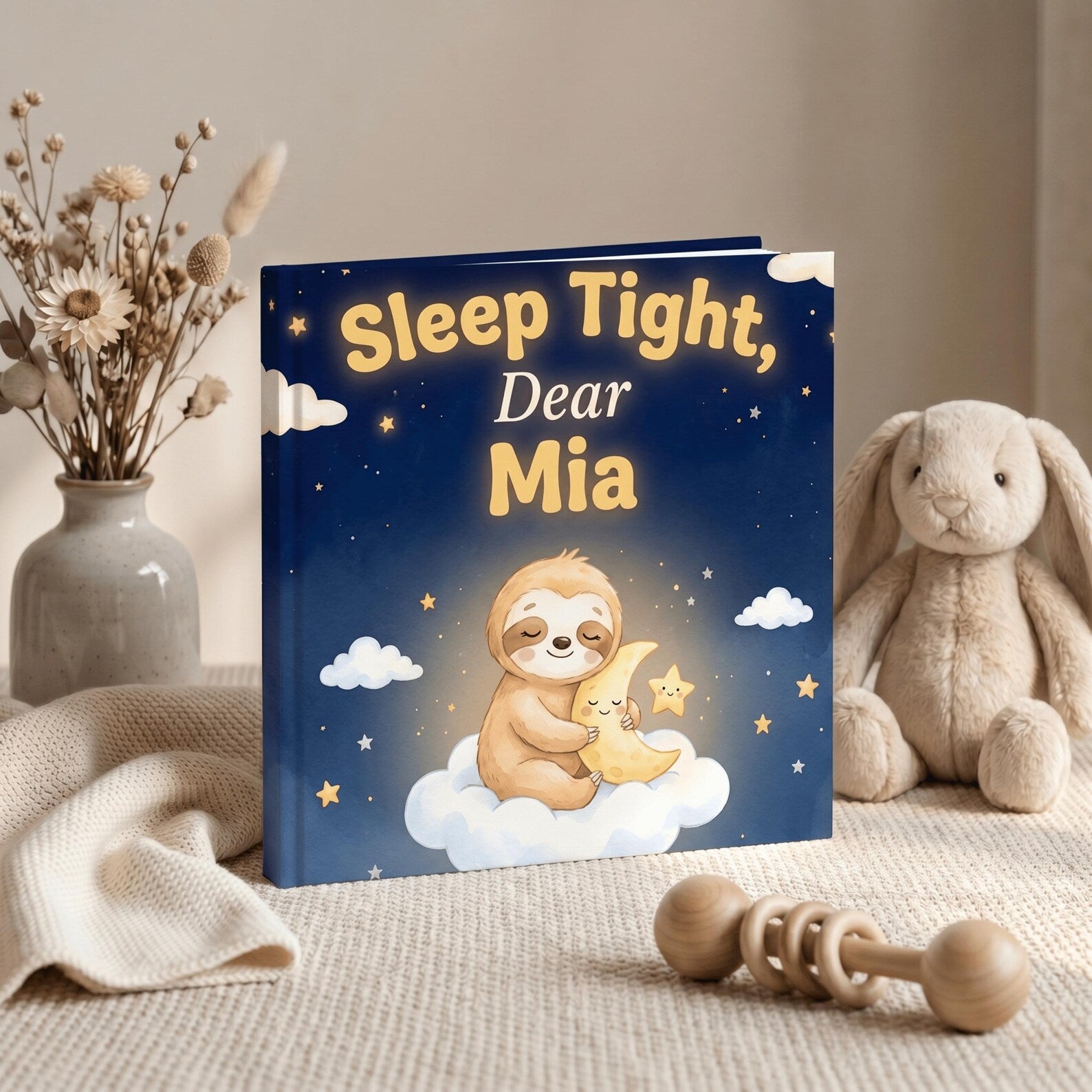 Personalized Sleep Tight Book — Sleepy Animals Bedtime Story