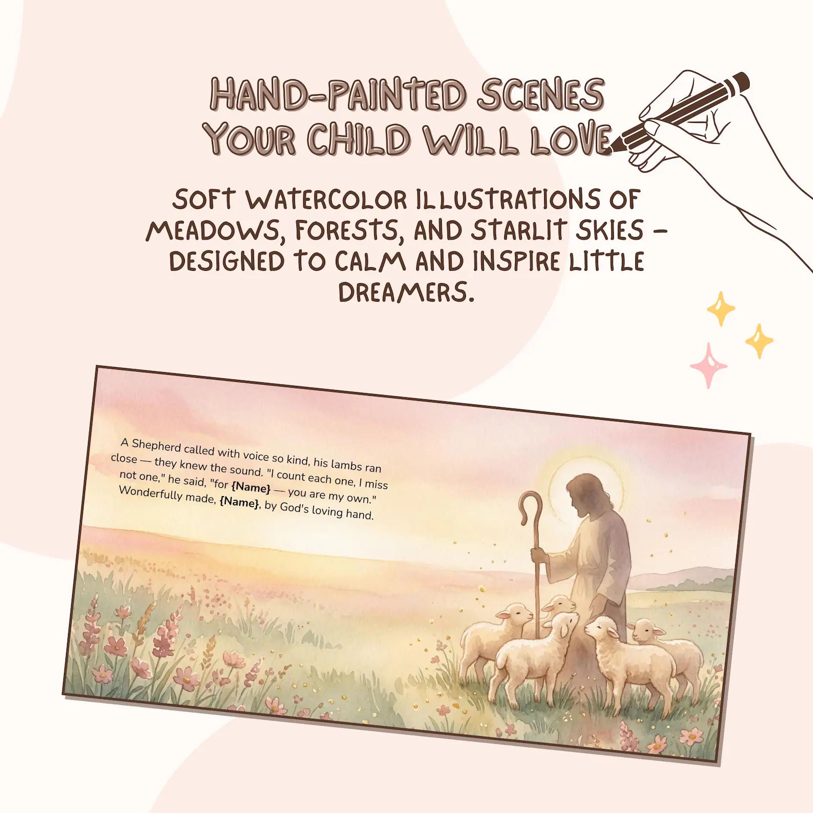 Personalized Wonderfully Made Book — Baby Dedication Gift
