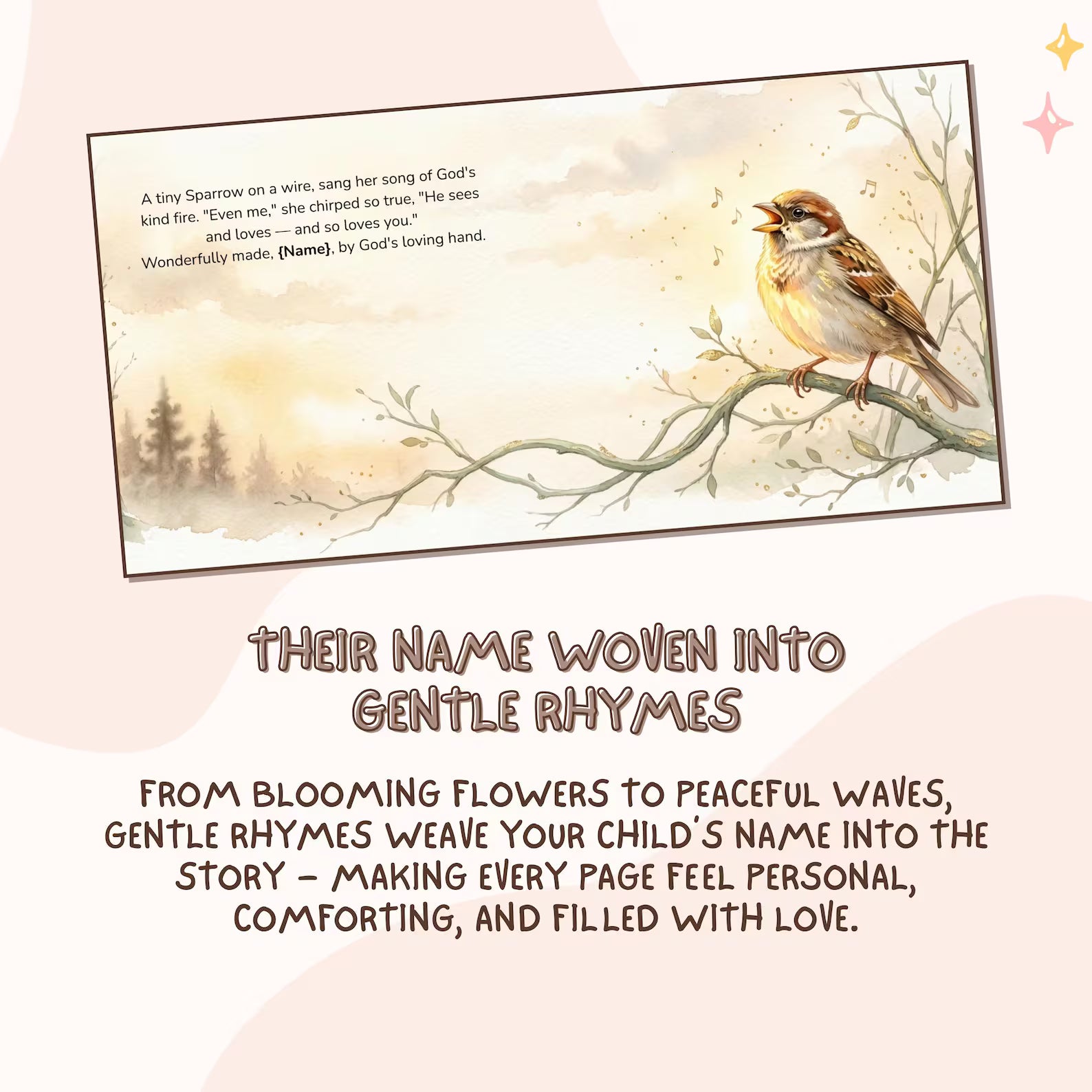 Personalized Wonderfully Made Book — Baby Dedication Gift
